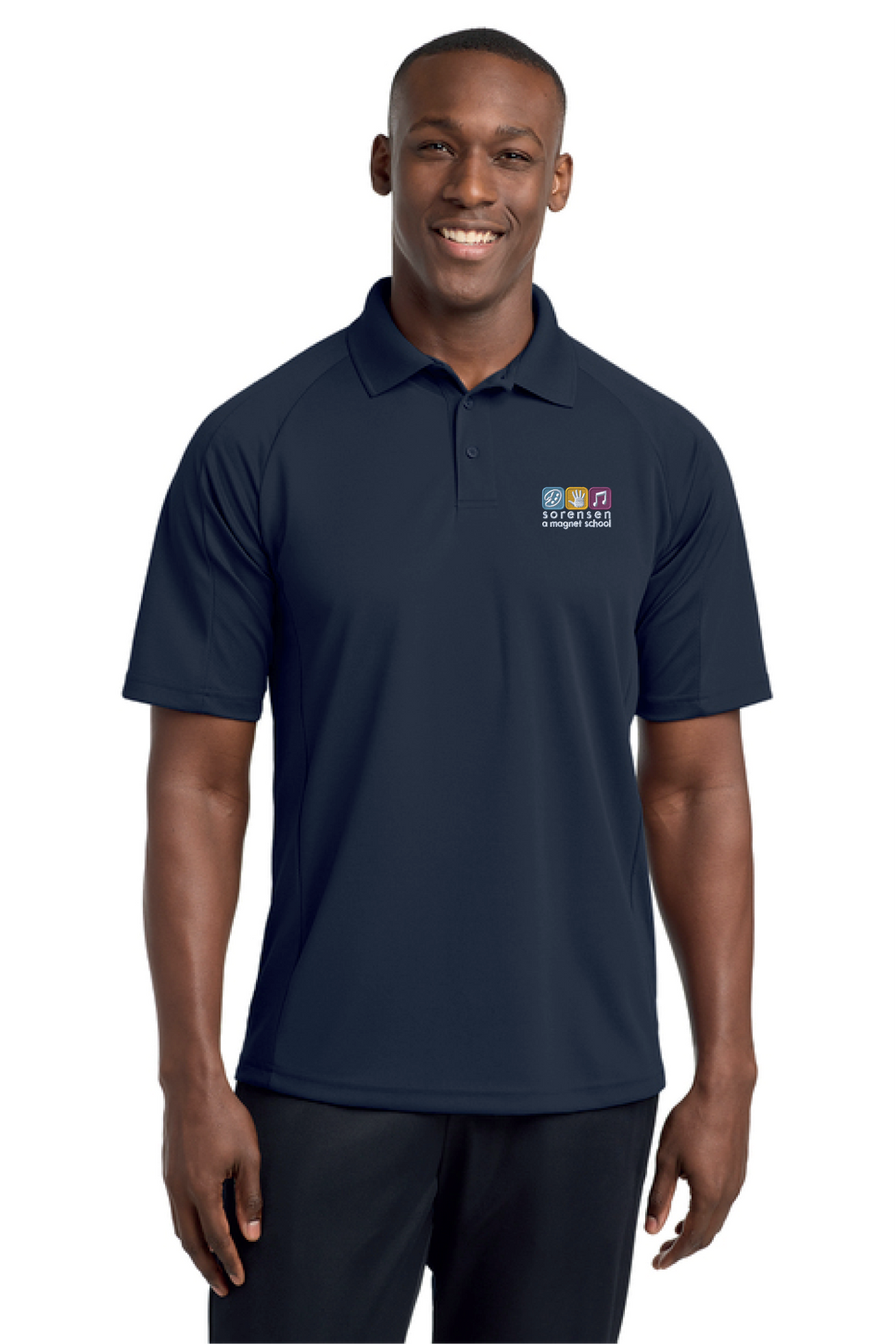 T474 - Sport-Tek Dri-Mesh Pro Polo - Sorensen Magnet - School Store - Embroidery - #29911