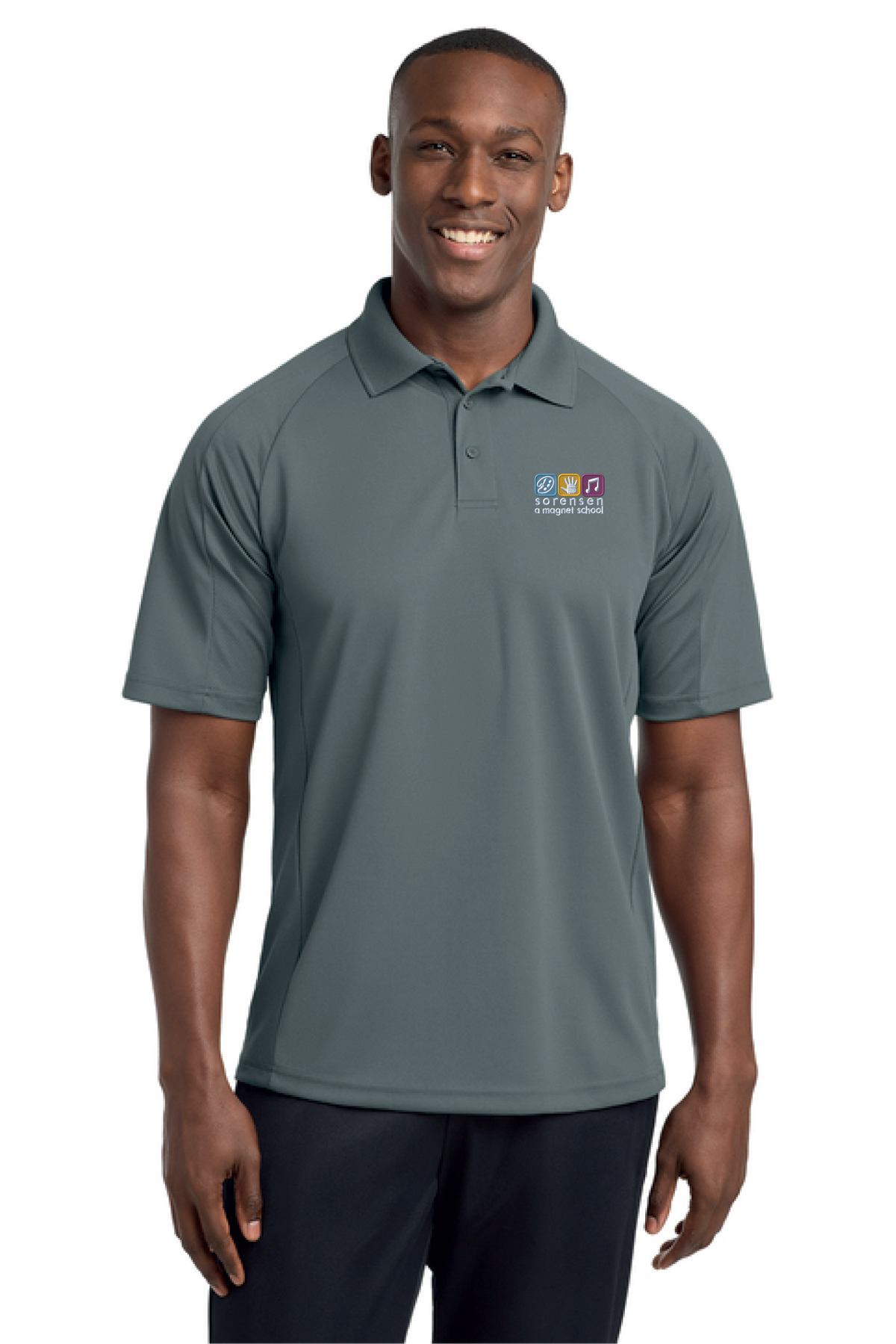 T474 - Sport-Tek Dri-Mesh Pro Polo - Sorensen Magnet - School Store - Embroidery - #29911
