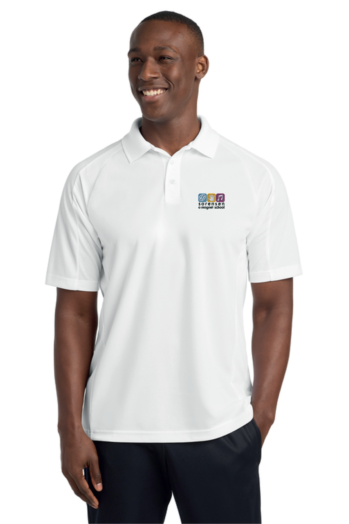 T474 - Sport-Tek Dri-Mesh Pro Polo - Sorensen Magnet - School Store - Embroidery - #29911