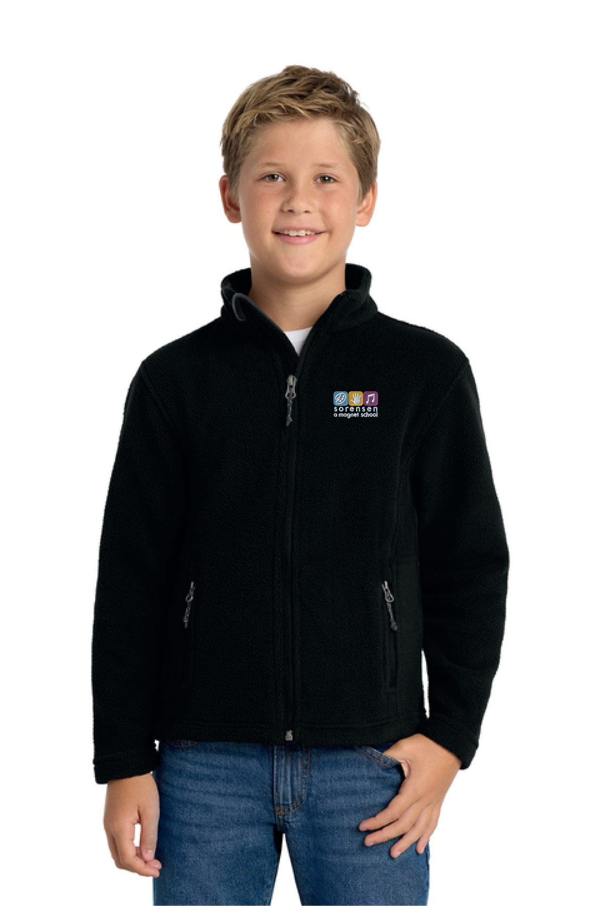 Y217 - Port Authority Youth Value Fleece Jacket - Sorensen Magnet - School Store - Embroidery - #29911