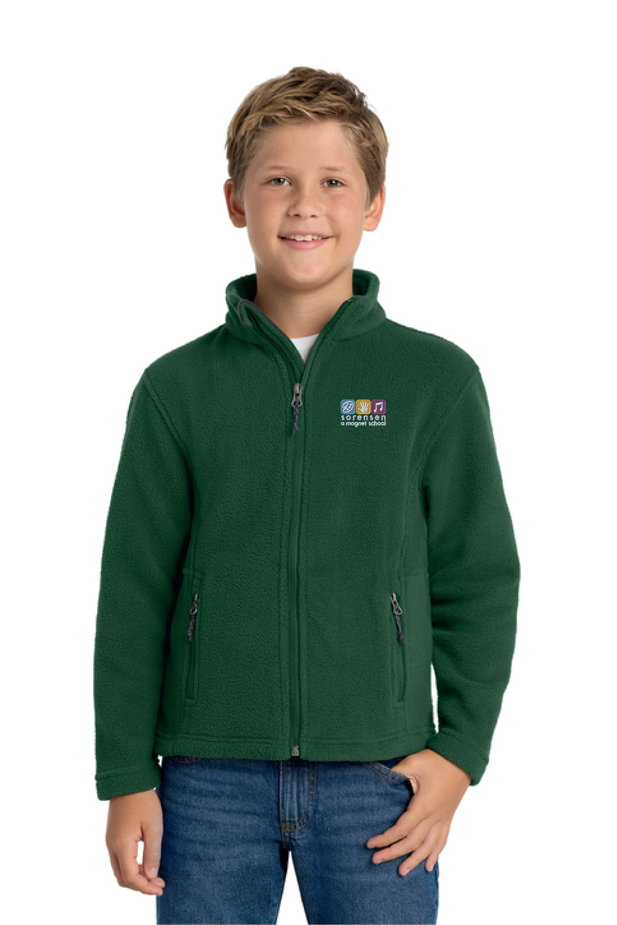 Y217 - Port Authority Youth Value Fleece Jacket - Sorensen Magnet - School Store - Embroidery - #29911