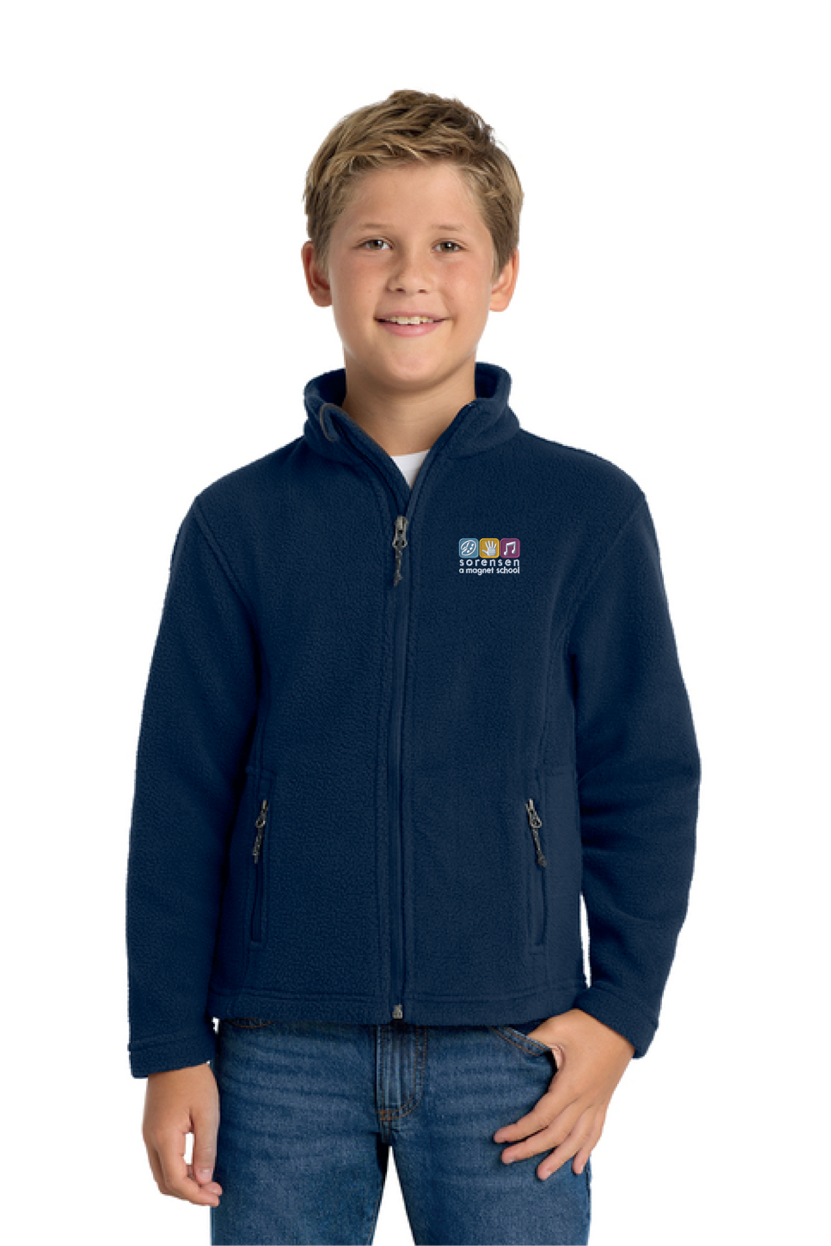 Y217 - Port Authority Youth Value Fleece Jacket - Sorensen Magnet - School Store - Embroidery - #29911