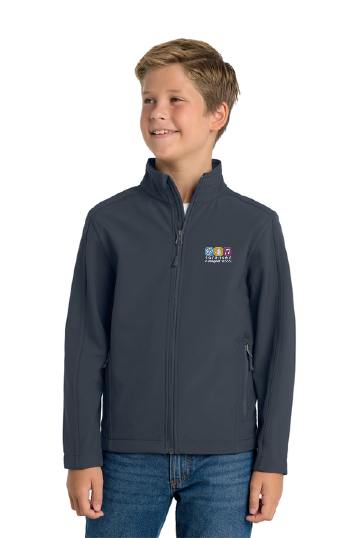Y317 - Port Authority Youth Core Soft Shell Jacket - Sorensen Magnet - School Store - Embroidery - #29911