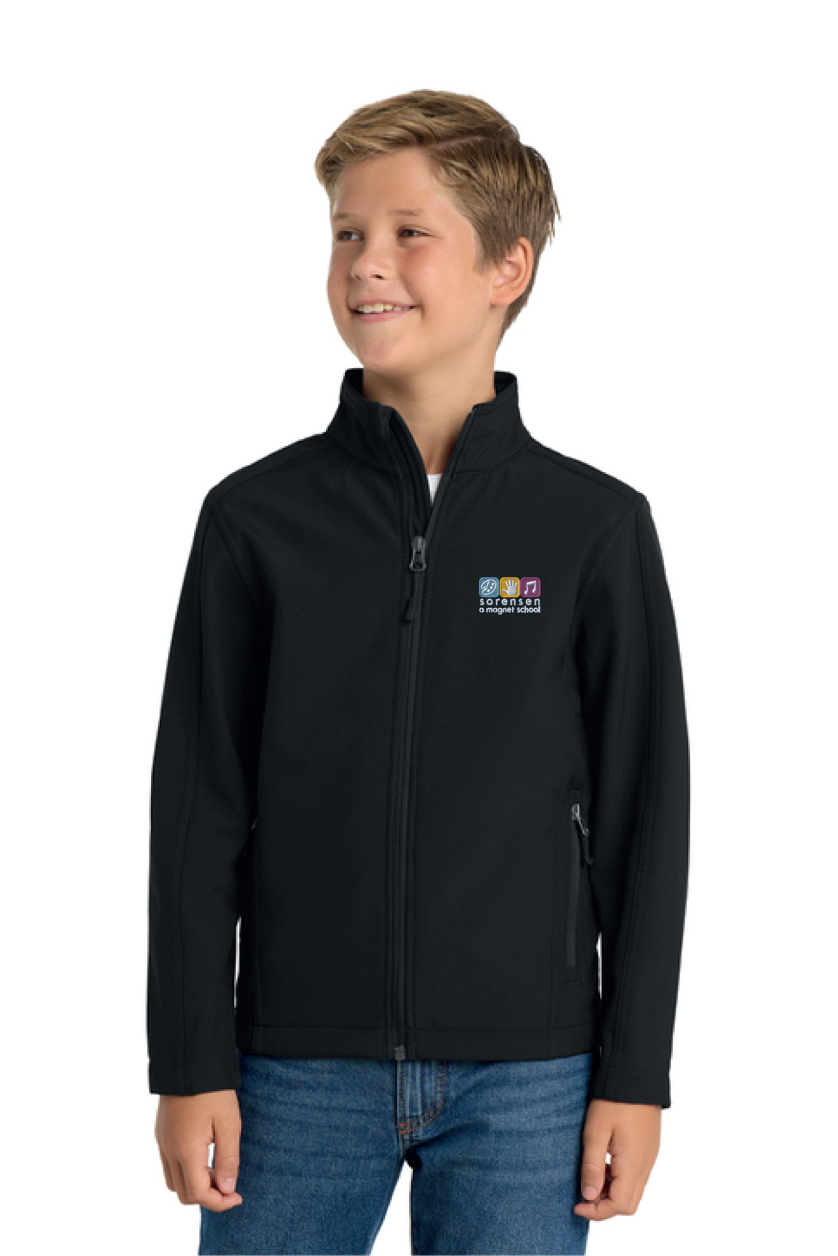 Y317 - Port Authority Youth Core Soft Shell Jacket - Sorensen Magnet - School Store - Embroidery - #29911