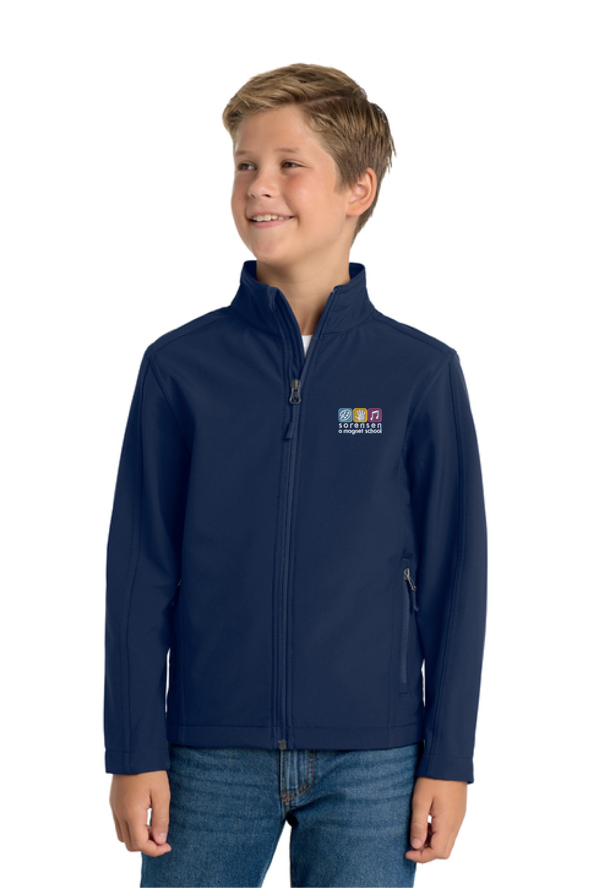 Y317 - Port Authority Youth Core Soft Shell Jacket - Sorensen Magnet - School Store - Embroidery - #29911