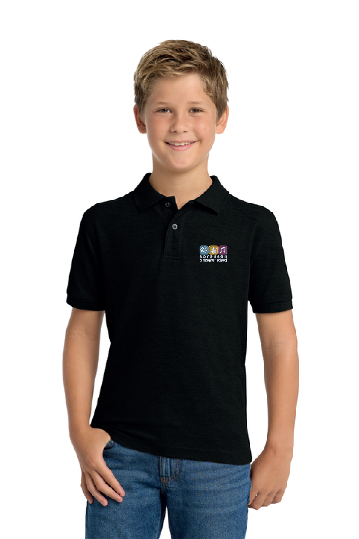 Y500 - Port Authority Youth Silk Touch Polo - Sorensen Magnet - School Store - Embroidery - #29911