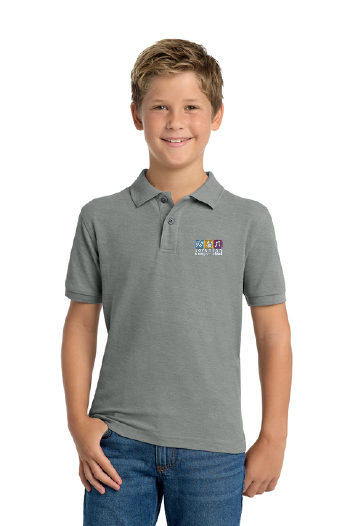 Y500 - Port Authority Youth Silk Touch Polo - Sorensen Magnet - School Store - Embroidery - #29911