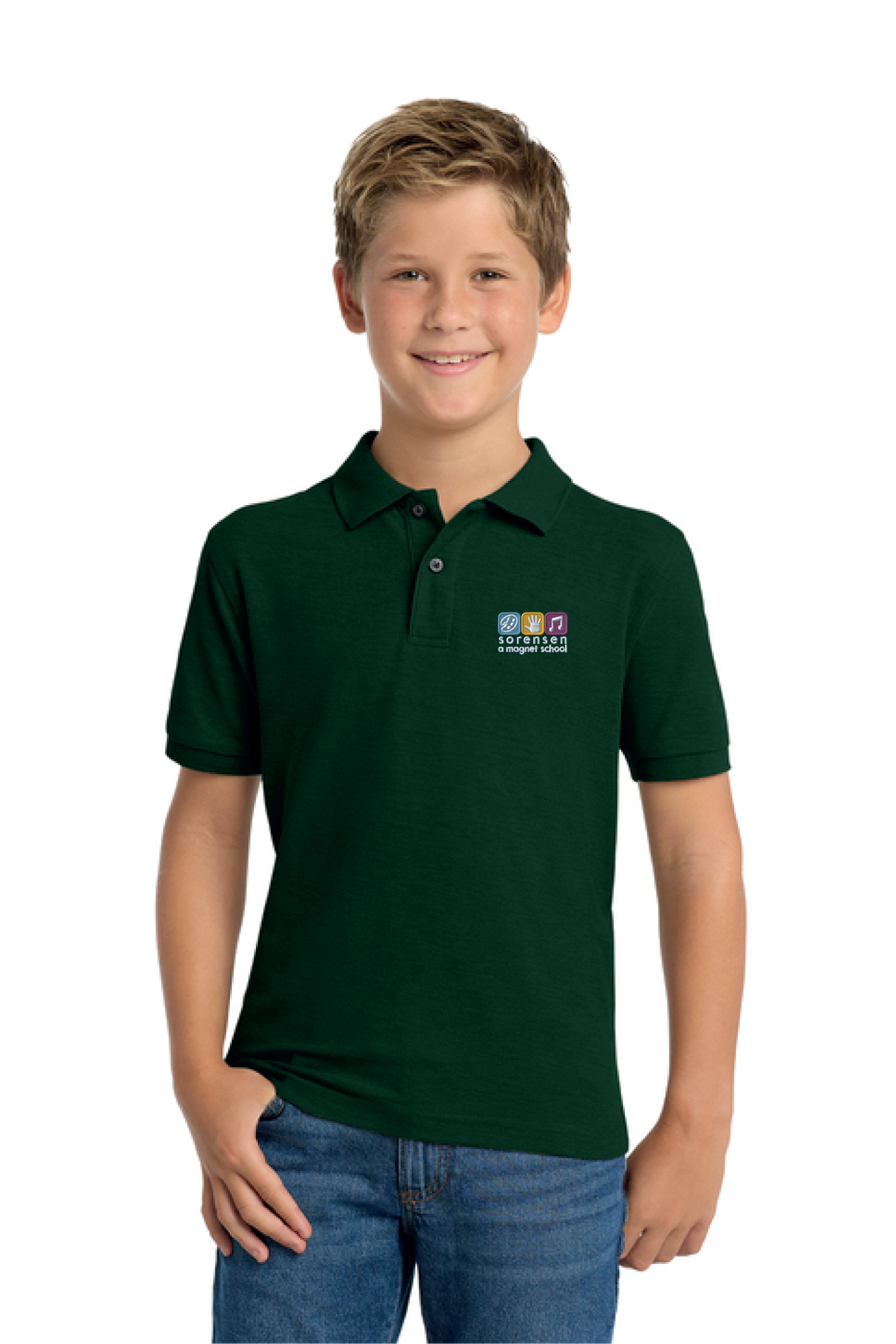 Y500 - Port Authority Youth Silk Touch Polo - Sorensen Magnet - School Store - Embroidery - #29911