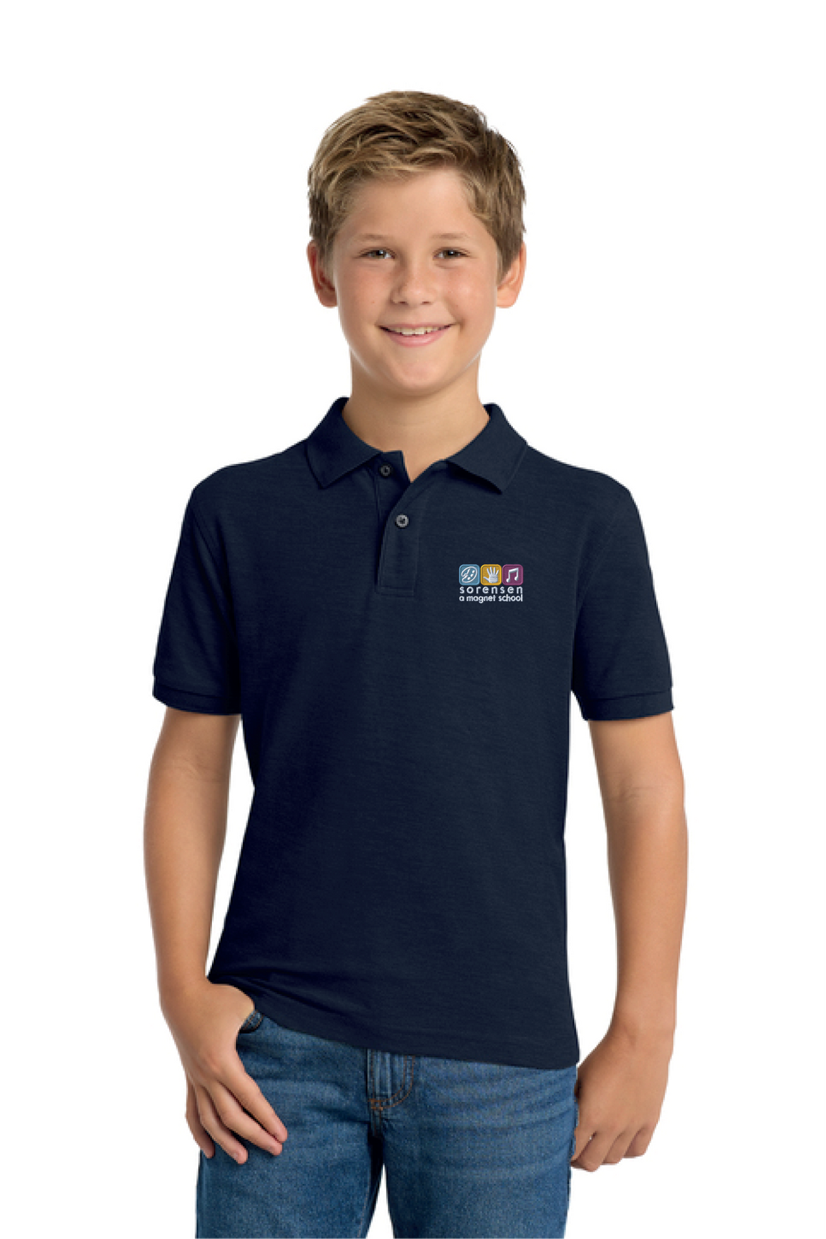Y500 - Port Authority Youth Silk Touch Polo - Sorensen Magnet - School Store - Embroidery - #29911