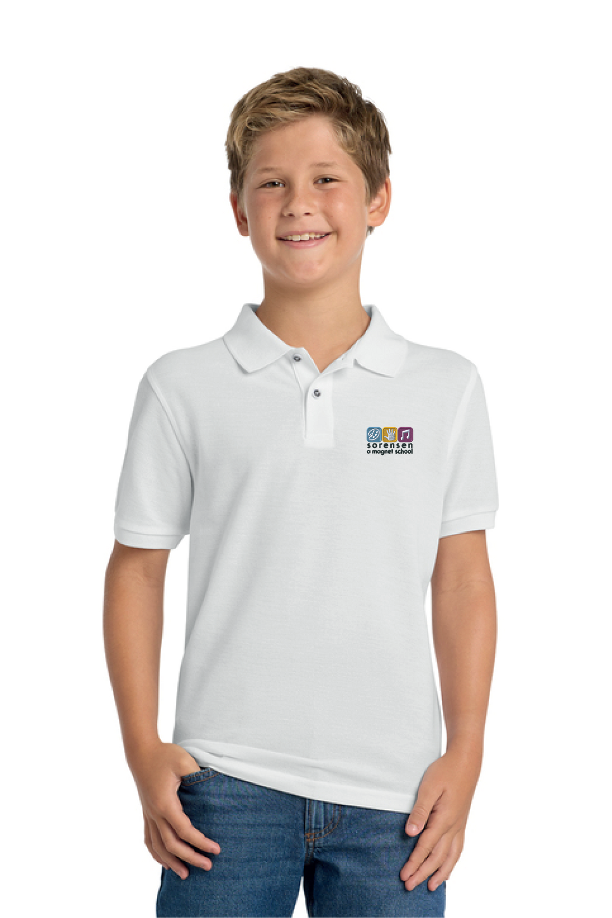 Y500 - Port Authority Youth Silk Touch Polo - Sorensen Magnet - School Store - Embroidery - #29911