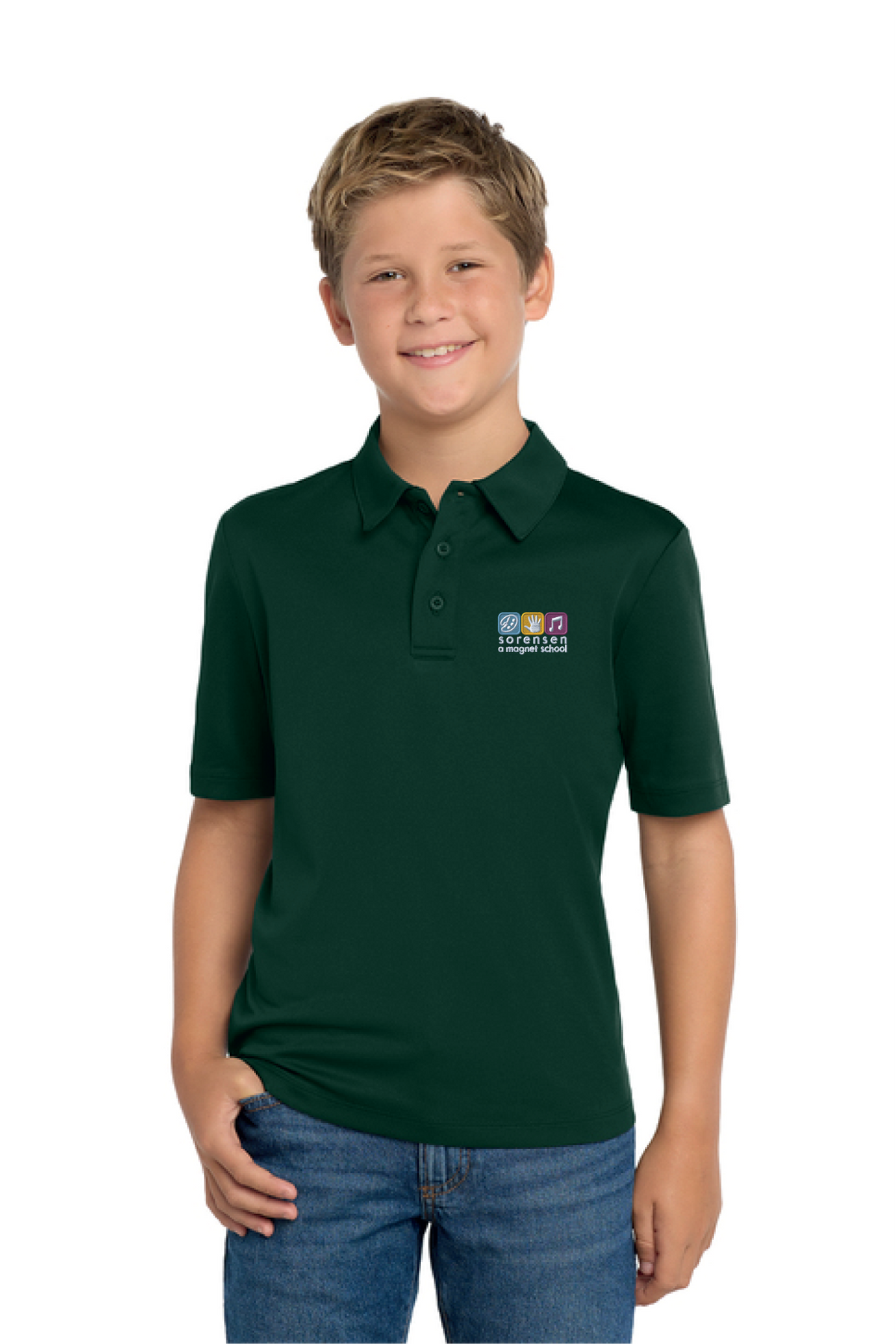 Y540 - Port Authority Youth Silk Touch Performance Polo - Sorensen Magnet - School Store - Embroidery - #29911
