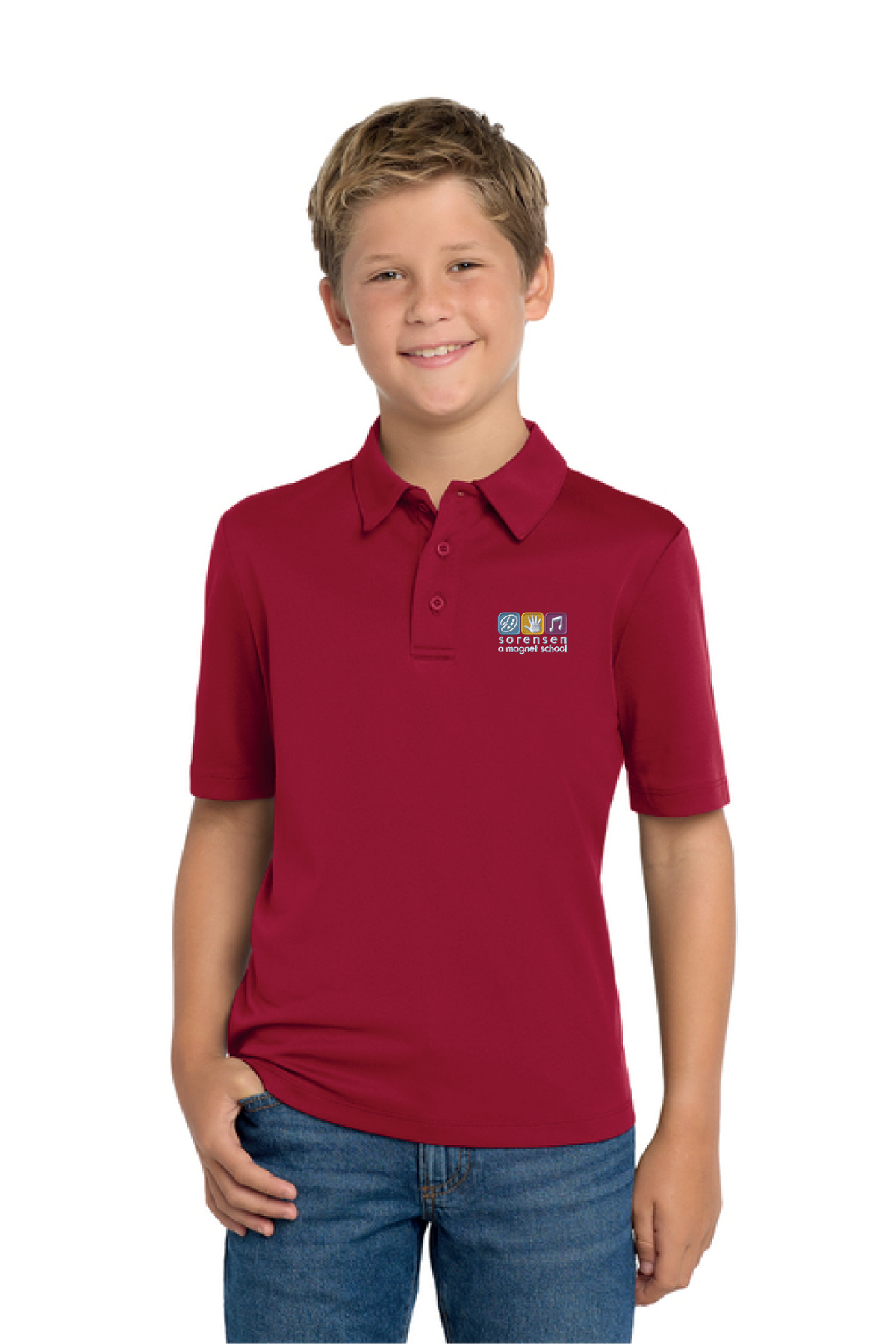 Y540 - Port Authority Youth Silk Touch Performance Polo - Sorensen Magnet - School Store - Embroidery - #29911