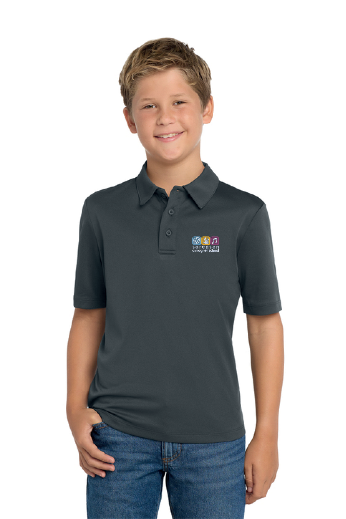 Y540 - Port Authority Youth Silk Touch Performance Polo - Sorensen Magnet - School Store - Embroidery - #29911