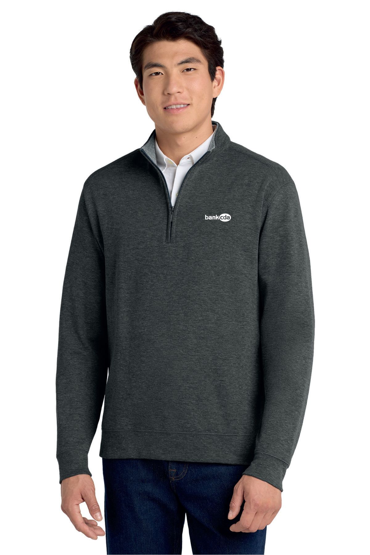 K807 - Port Authority Interlock 1/4-Zip - BankCDA - Logowear Store - Embroidery - #29162