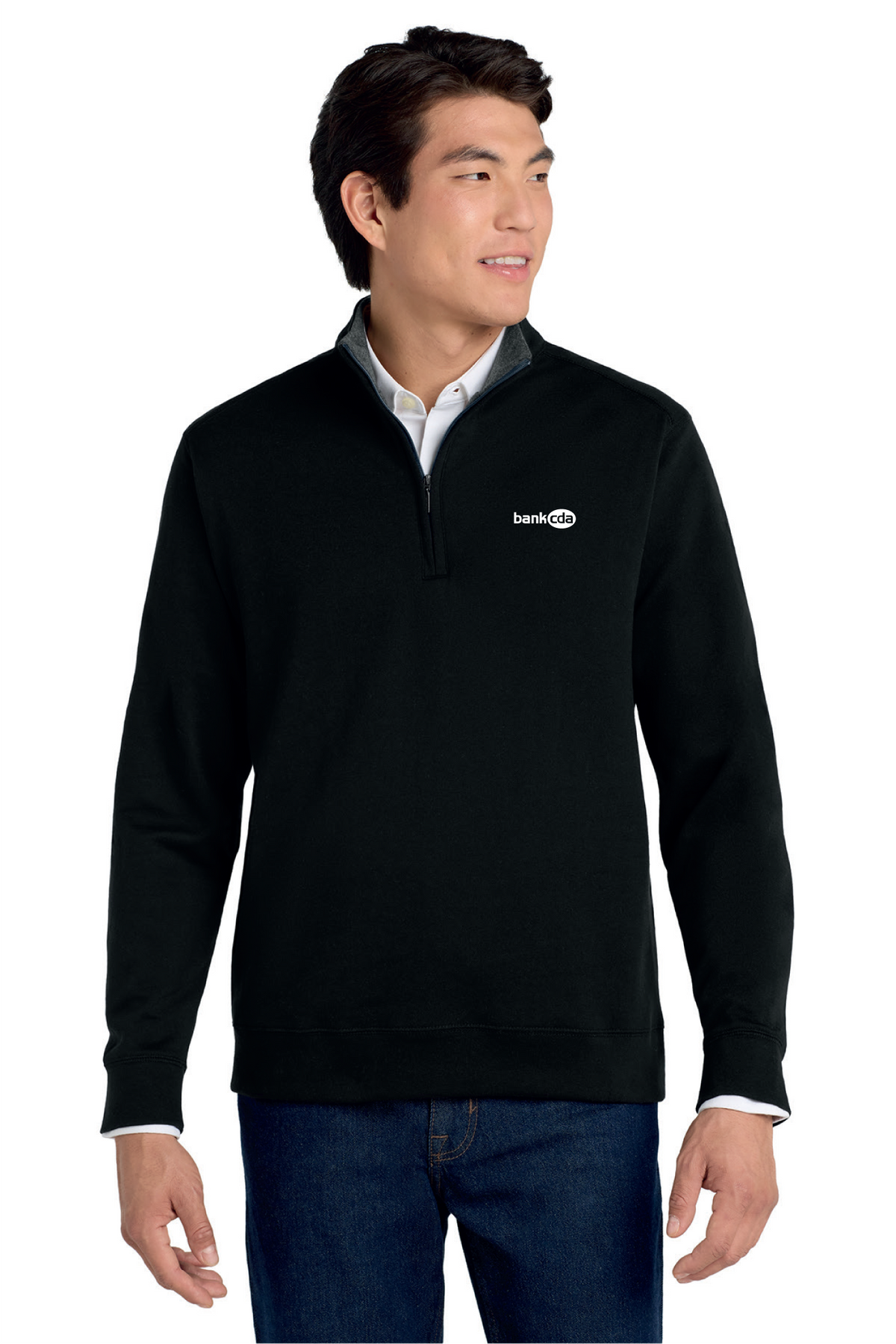 K807 - Port Authority Interlock 1/4-Zip - BankCDA - Logowear Store - Embroidery - #29162