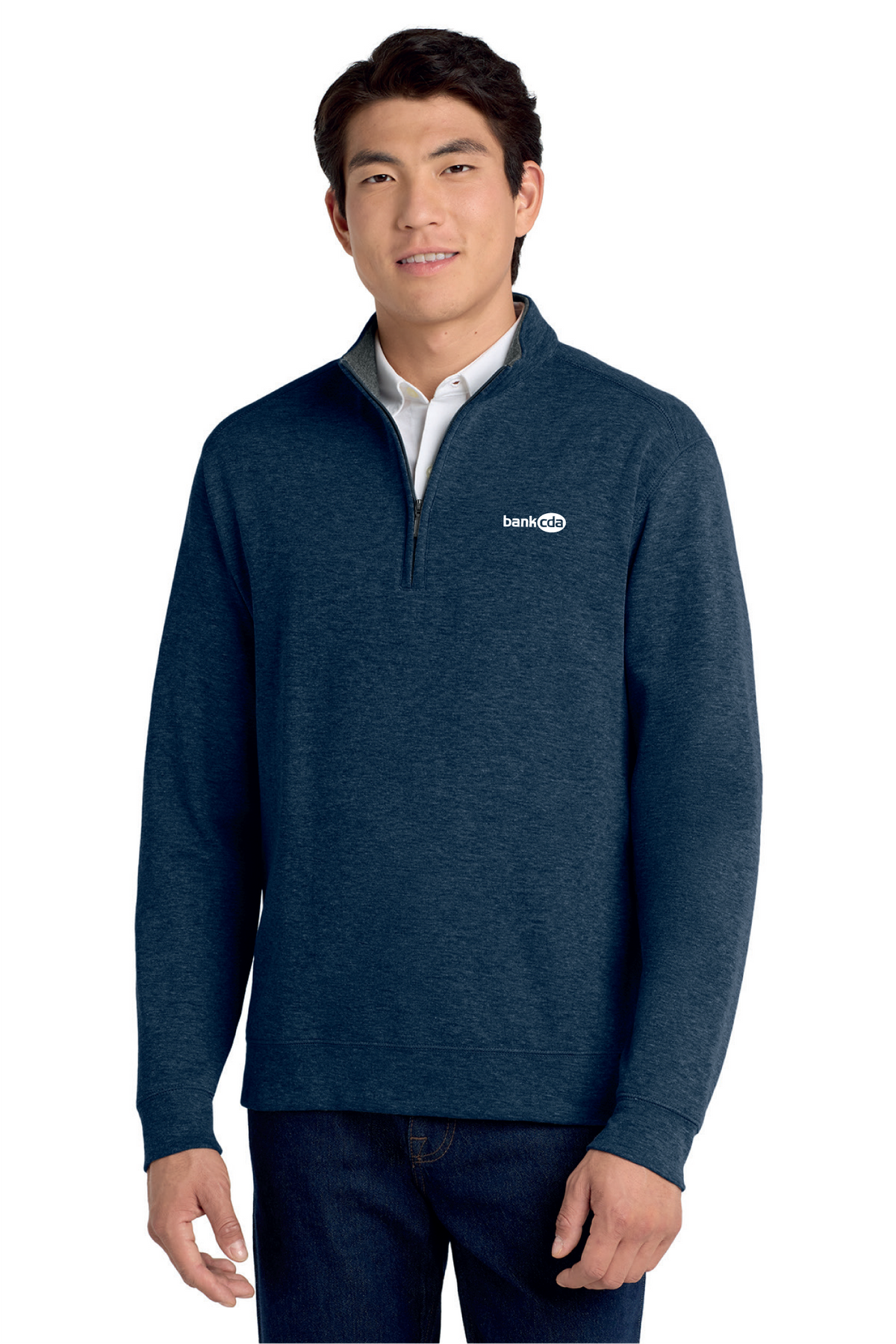 K807 - Port Authority Interlock 1/4-Zip - BankCDA - Logowear Store - Embroidery - #29162
