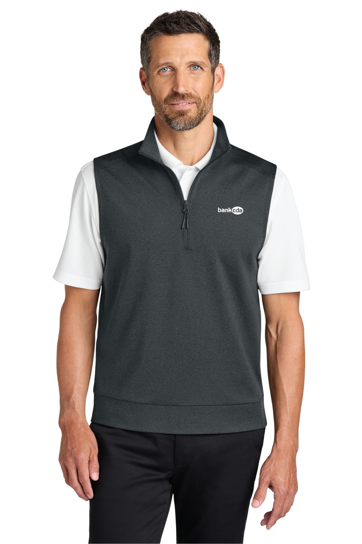 K880V - Port Authority C-FREE Double Knit 1/4-Zip Vest - BankCDA - Logowear Store - Embroidery - #29162