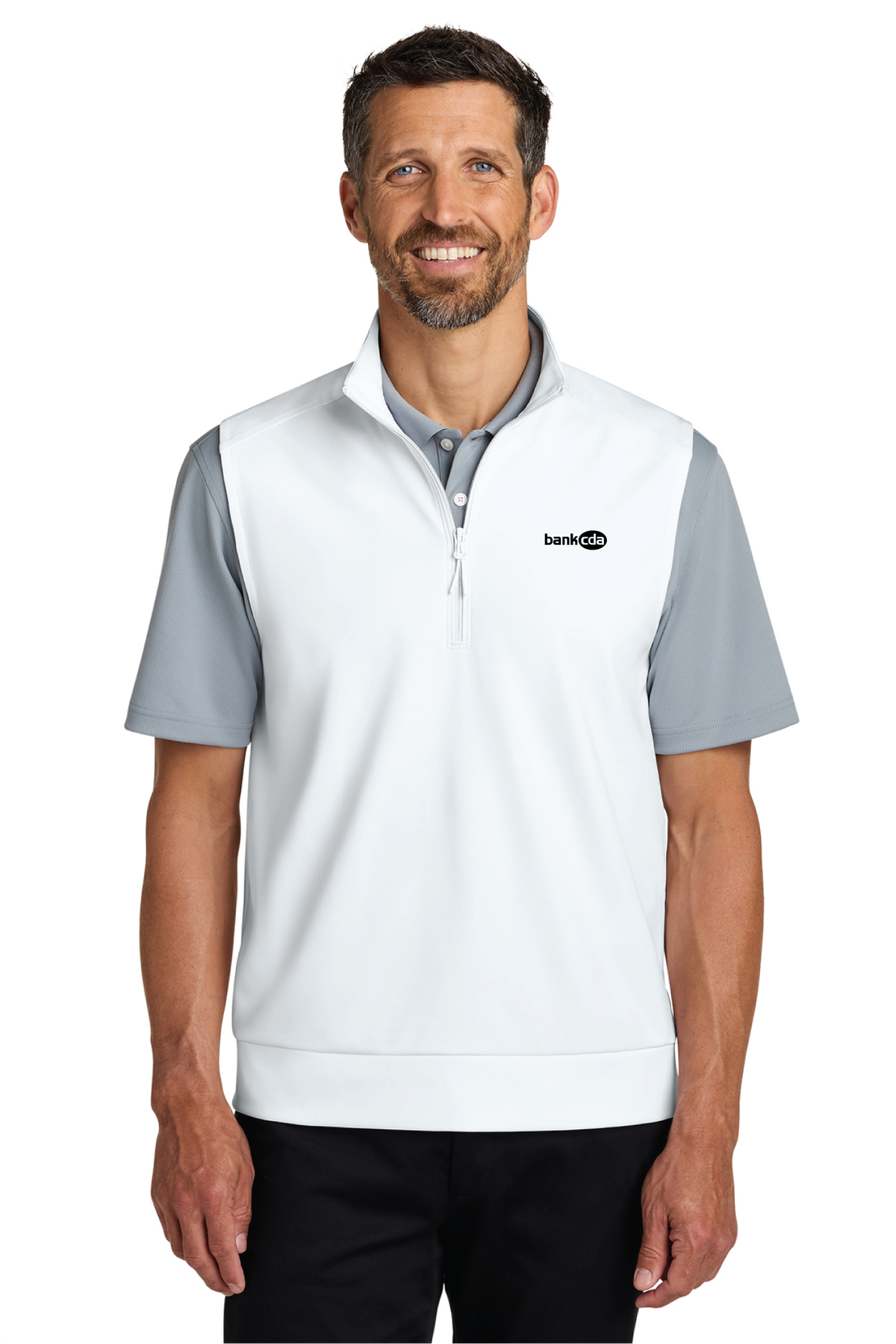 K880V - Port Authority C-FREE Double Knit 1/4-Zip Vest - BankCDA - Logowear Store - Embroidery - #29162