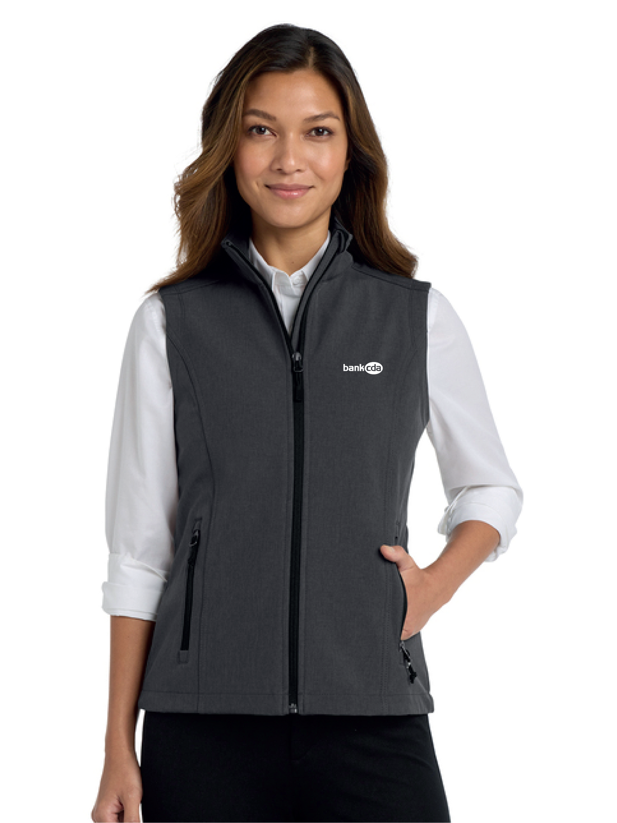 L325 - Port Authority Women's Core Soft Shell Vest - BankCDA - Logowear Store - Embroidery - #29162