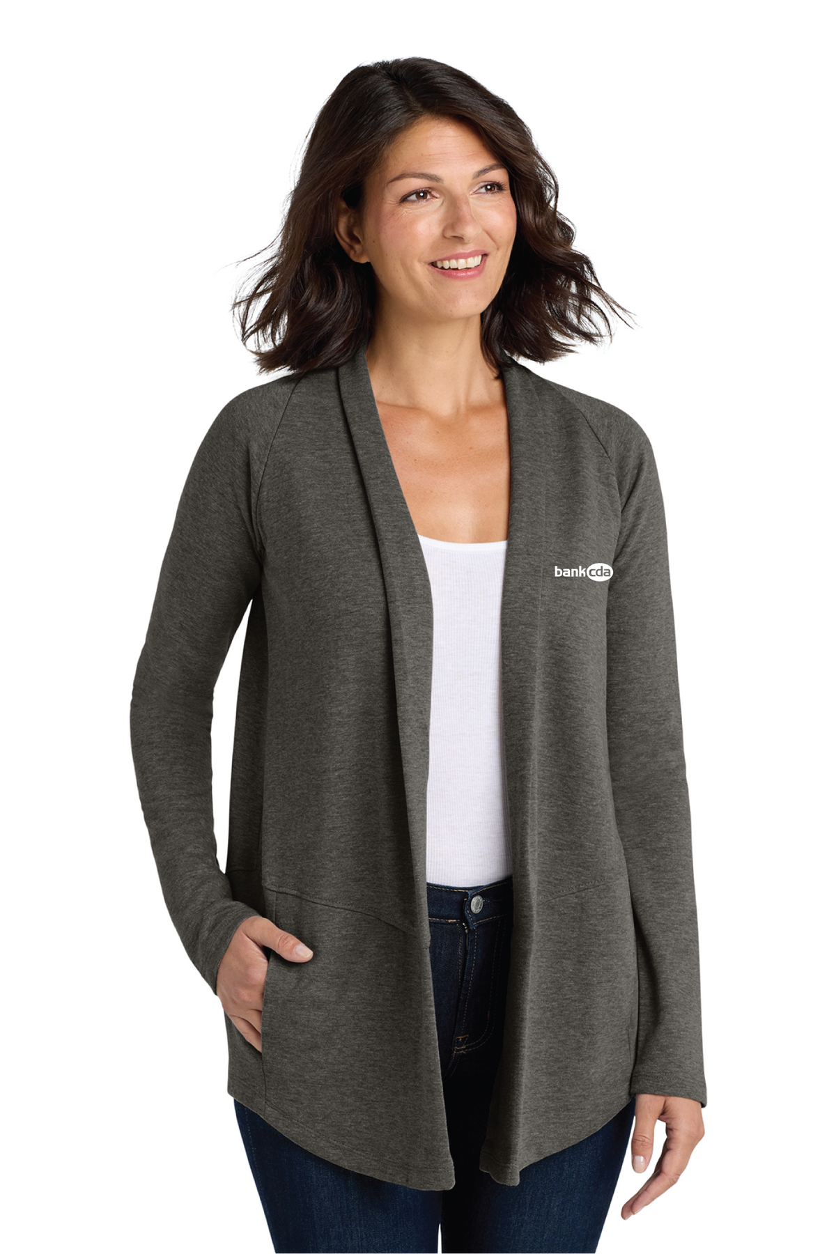 L807 - Port Authority Women's Interlock Cardigan - BankCDA - Logowear Store - Embroidery - #29162