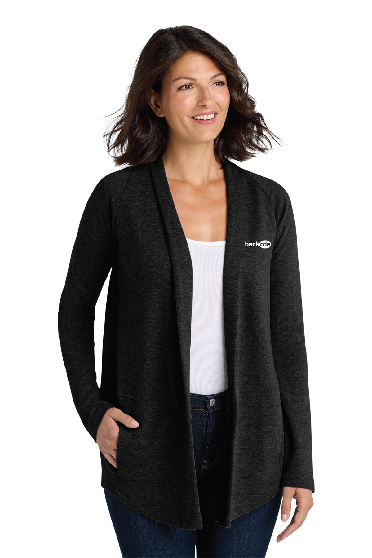 L807 - Port Authority Women's Interlock Cardigan - BankCDA - Logowear Store - Embroidery - #29162