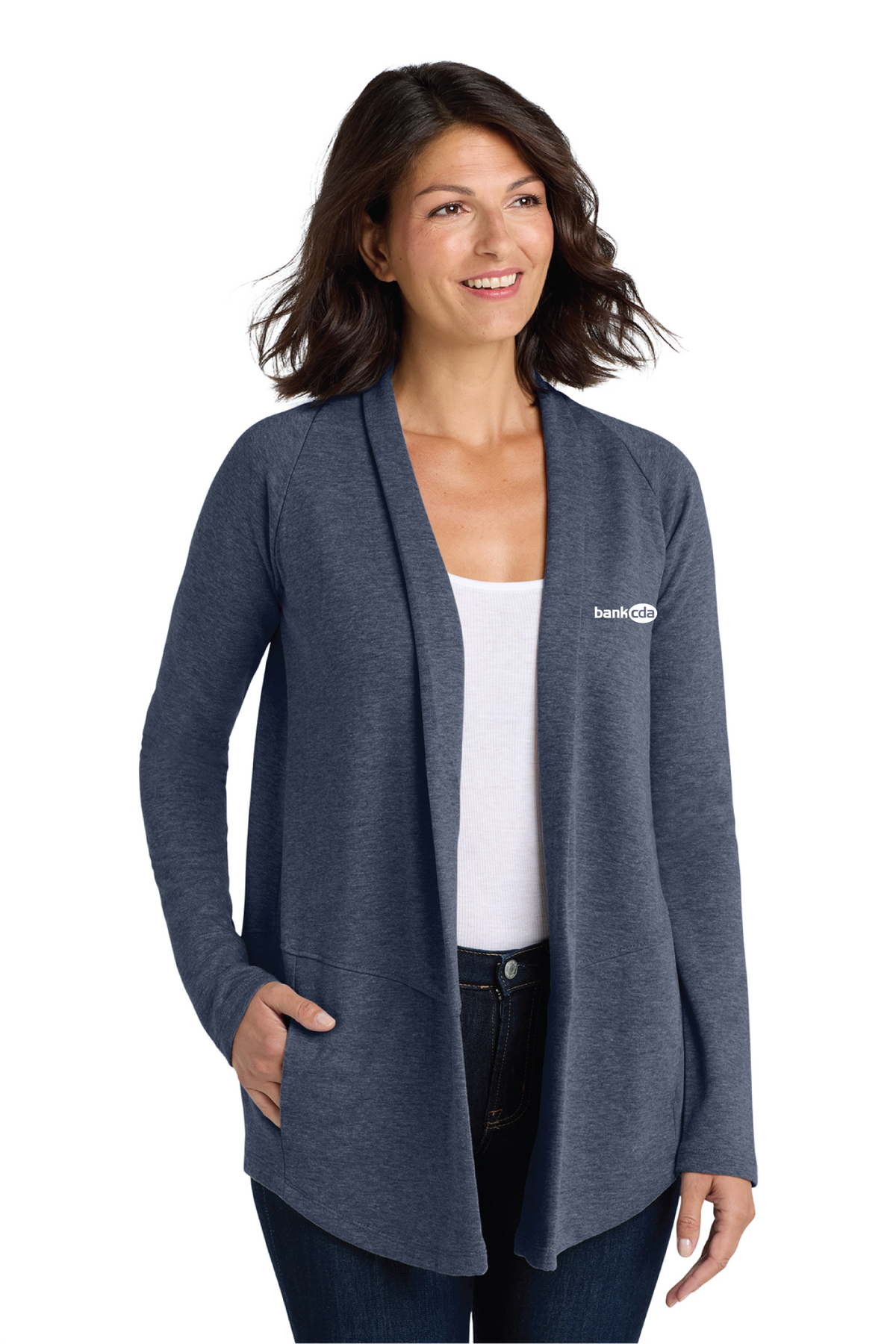 L807 - Port Authority Women's Interlock Cardigan - BankCDA - Logowear Store - Embroidery - #29162