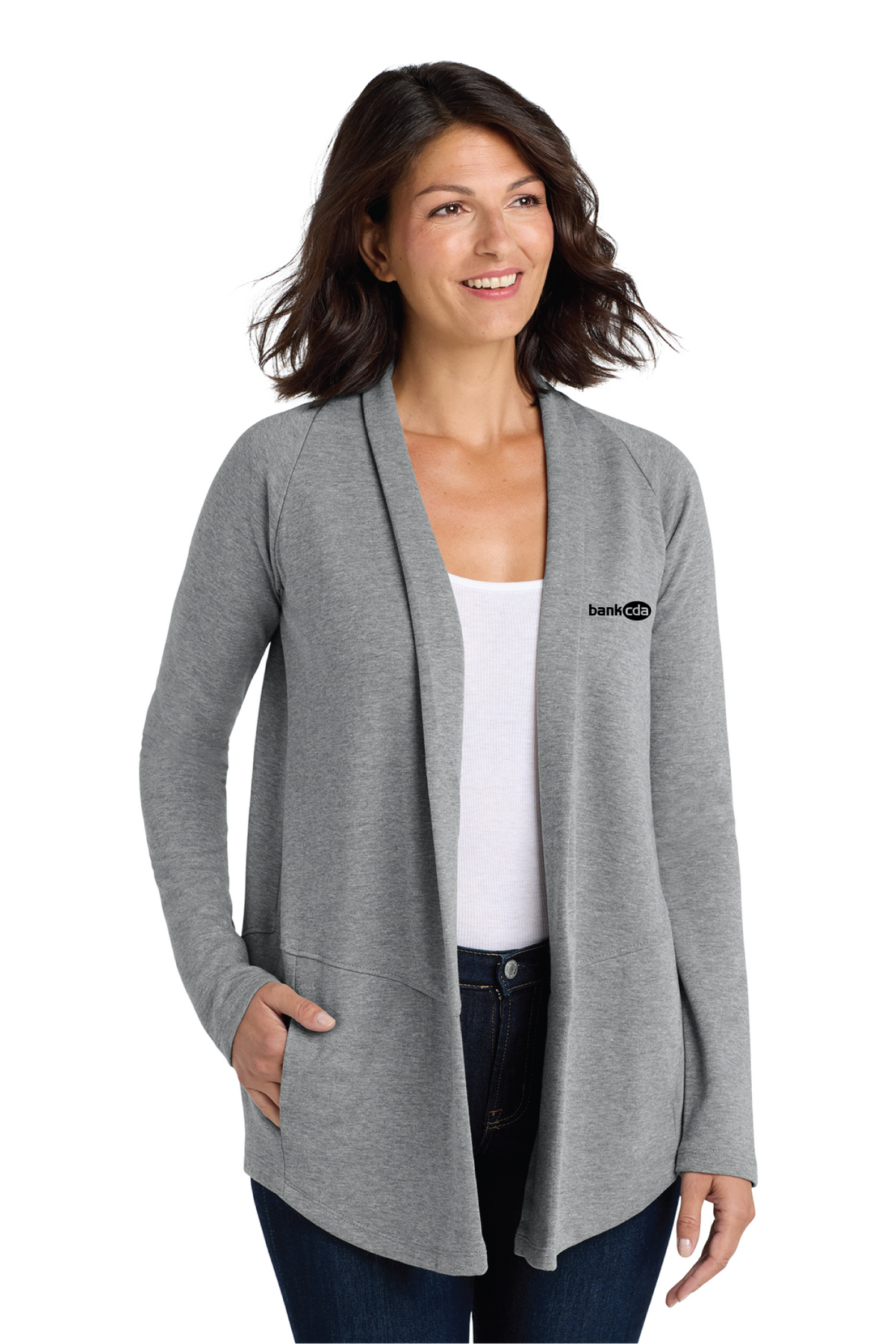 L807 - Port Authority Women's Interlock Cardigan - BankCDA - Logowear Store - Embroidery - #29162