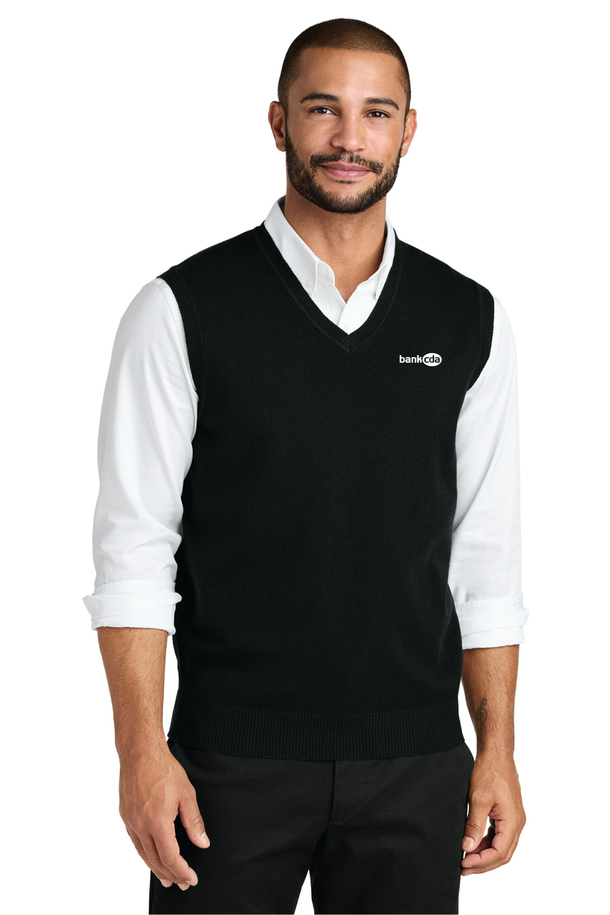 SW2860 - Port Authority Easy Care Sweater Vest - BankCDA - Logowear Store - Embroidery - #29162