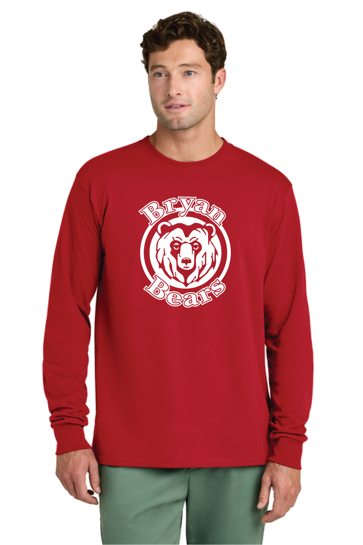 PC54LS - Port & Co Long Sleeve Core Cotton Tee - Bryan Elementary - Order Collection Store - Transfer Screen Print - #29972