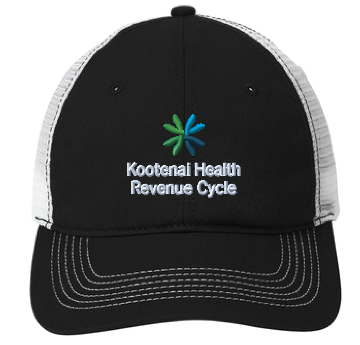 DT607 - District Mesh Back Cap - Kootenai Health - Revenue Cycle - Order Collection Store - Embroidery - #30183