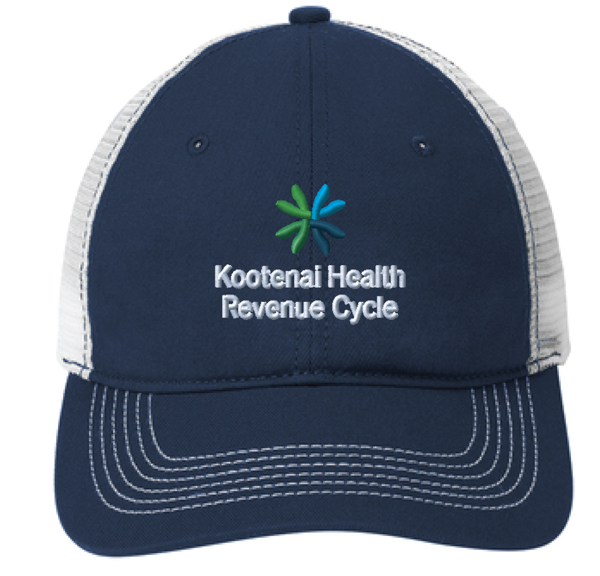 DT607 - District Mesh Back Cap - Kootenai Health - Revenue Cycle - Order Collection Store - Embroidery - #30183