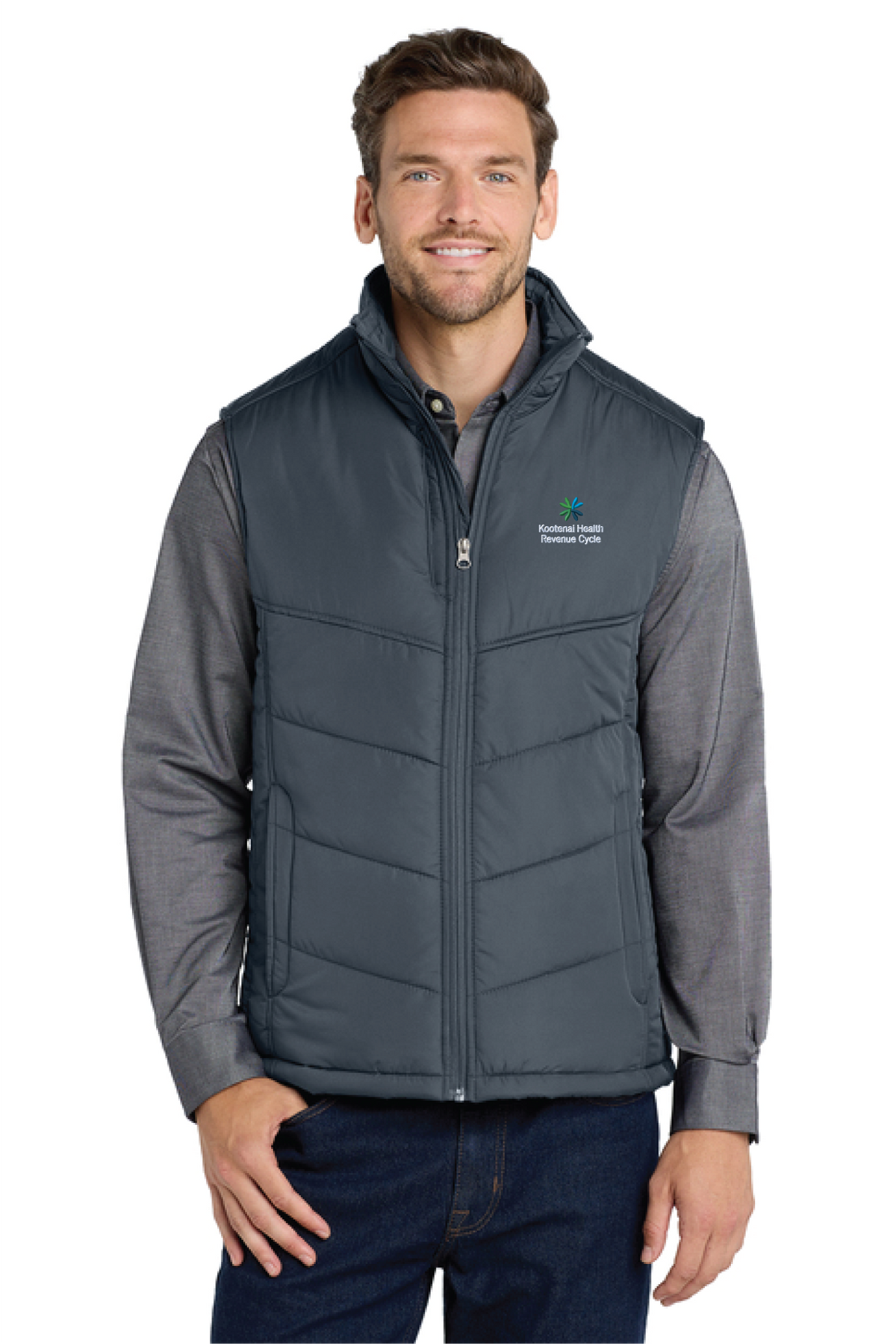 J709 - Port Authority Puffy Vest - Kootenai Health - Revenue Cycle - Oder Collection Store - Embroidery - #30183