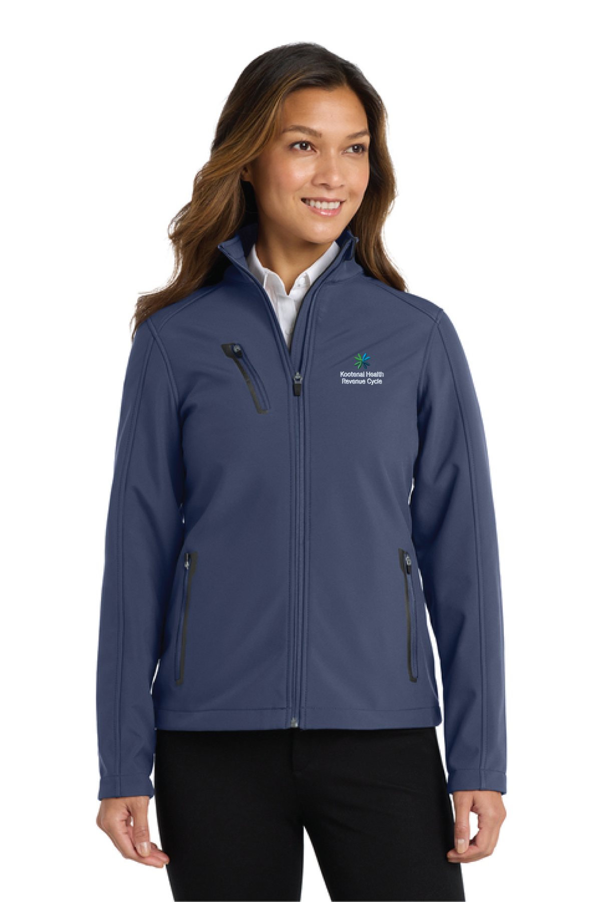 L324 - Port Authority Women's Welded Soft Shell Jacket - Kootenai Health - Revenue Cycle - Order Collection Store - Embroidery - #30183