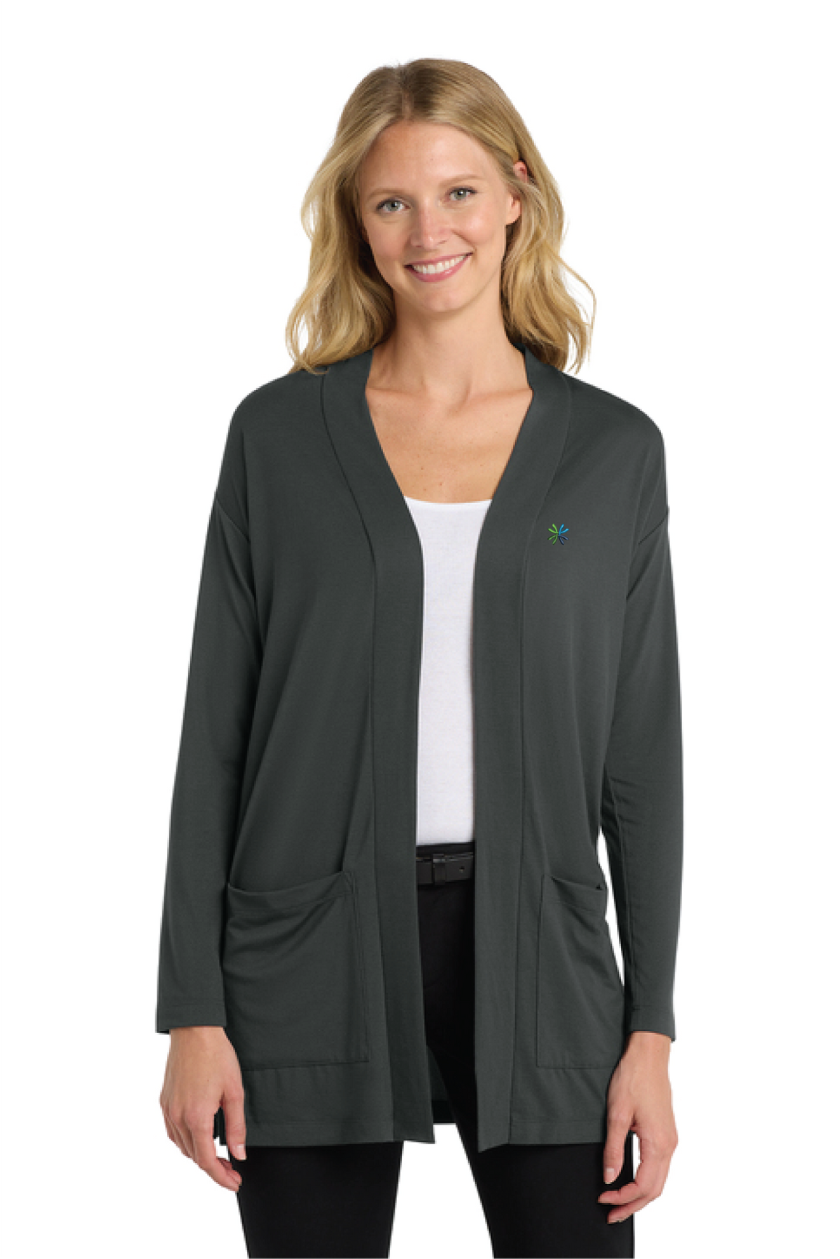 LK5434 - Port Authority Women's Concept Long Pocket Cardigan - Kootenai Health - Revenue Cycle - Oder Collection Store - Embroidery - #30183