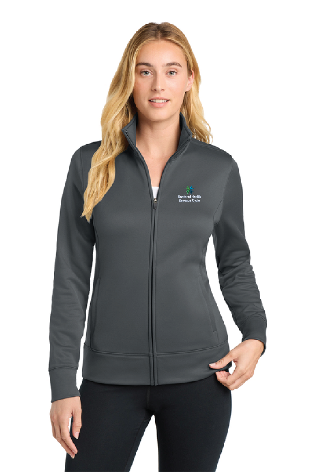 LST241 - Sport-Tek Women's Sport-Wick Fleece Full-Zip Jacket - Kootenai Health - Revenue Cycle - Order Collection Store - Embroidery - #30183