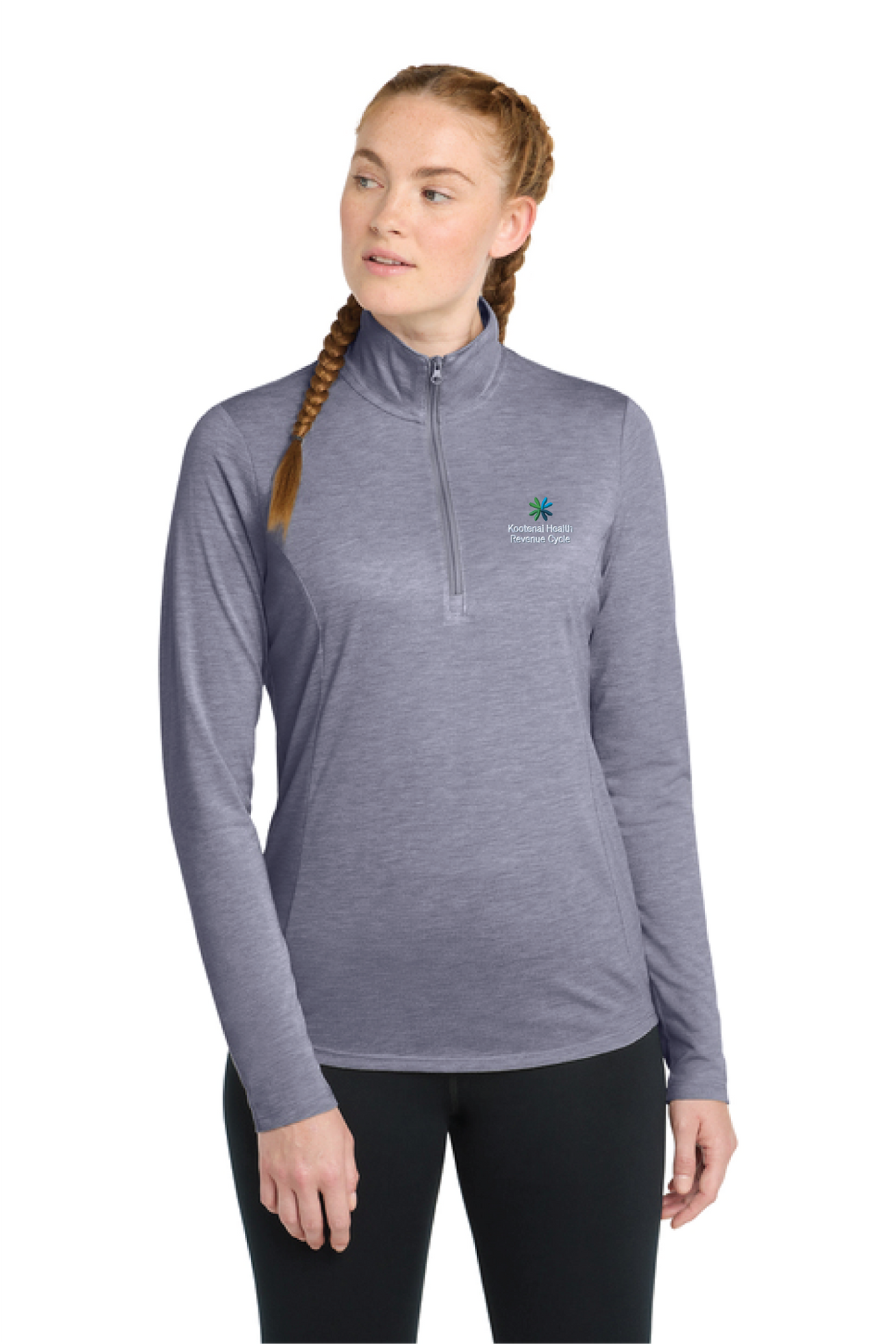 LST407 - Sport-Tek Women's PosiCharge Tri-Blend Wicking 1/4-Zip Pullover - Kootenai Health - Revenue Cycle - Oder Collection Store - Embroidery - #30183