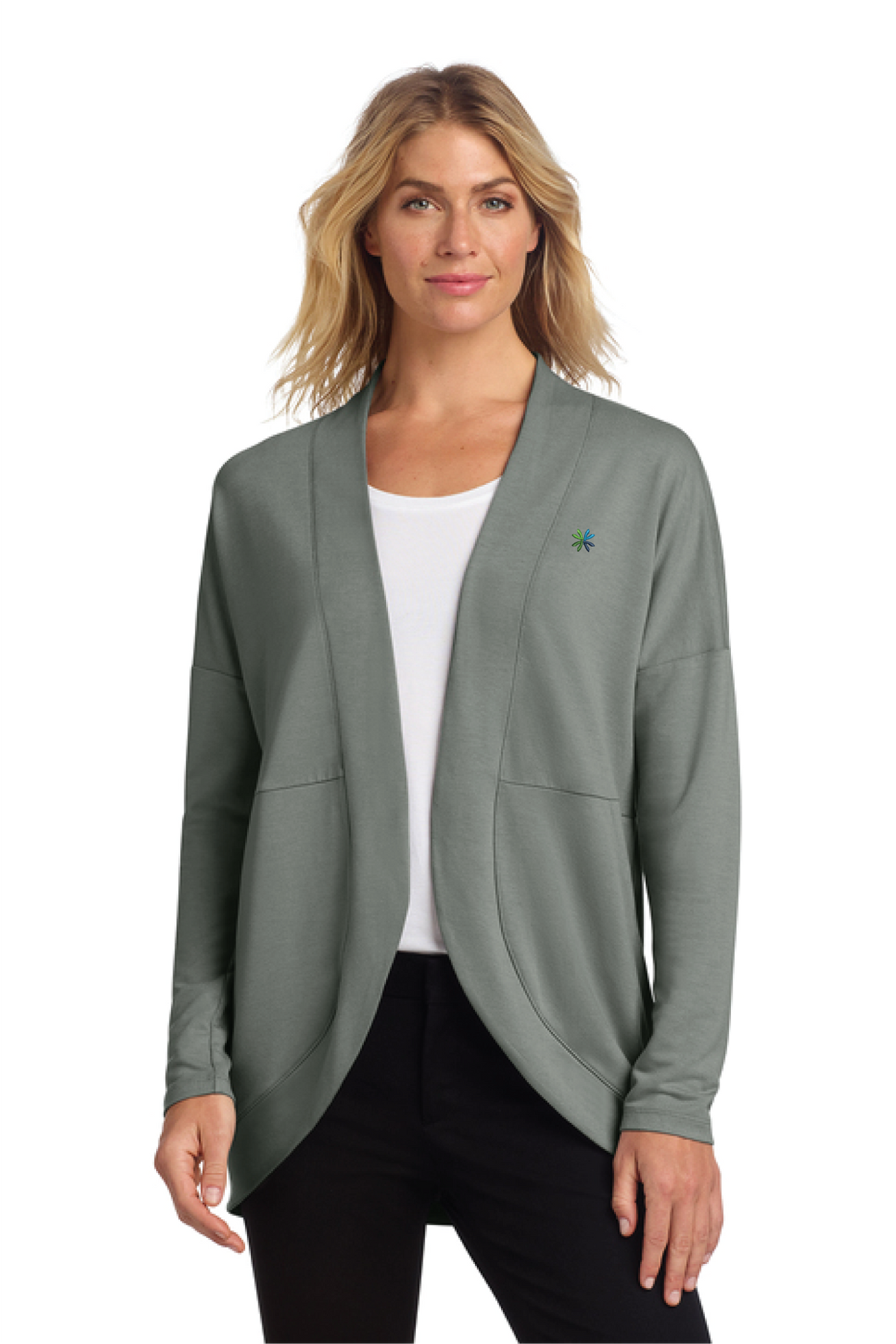 MM3015 - Mercer+Mettle Women's Stretch Open-Front Cardigan - Kootenai Health - Revenue Cycle - Oder Collection Store - Embroidery - #30183