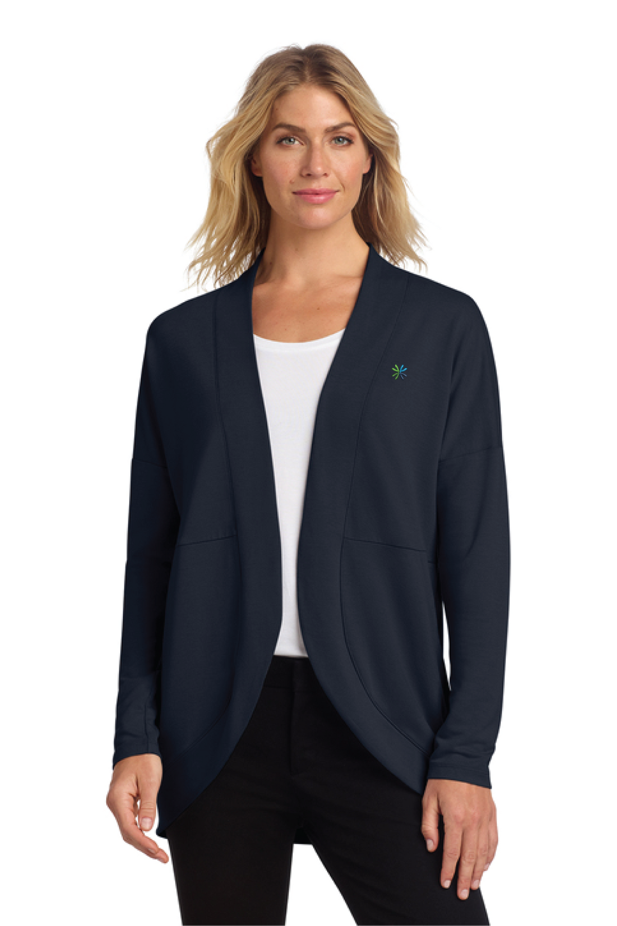 MM3015 - Mercer+Mettle Women's Stretch Open-Front Cardigan - Kootenai Health - Revenue Cycle - Oder Collection Store - Embroidery - #30183