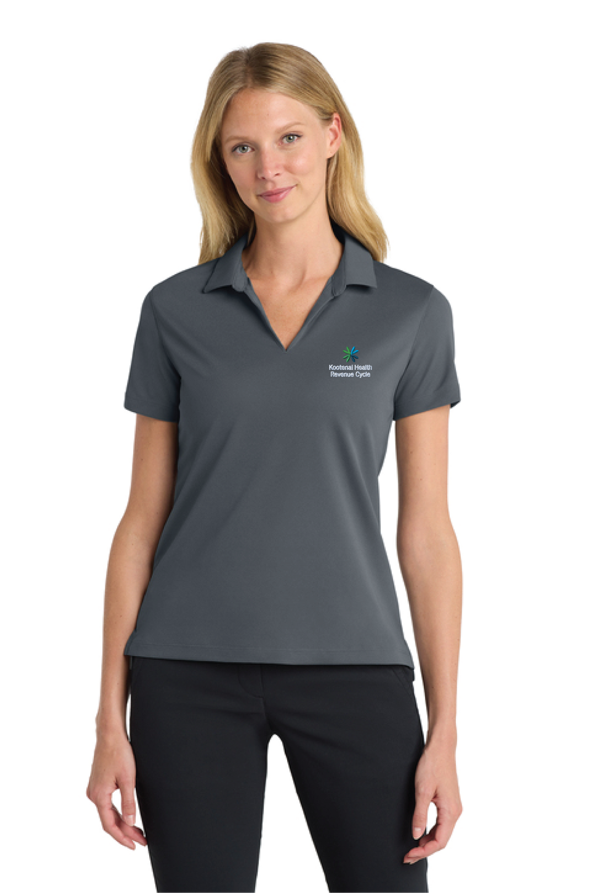 NKDC1991 - Nike Women's Dri-FIT Micro Pique 2.0 Polo - Kootenai Health - Revenue Cycle - Oder Collection Store - Embroidery - #30183