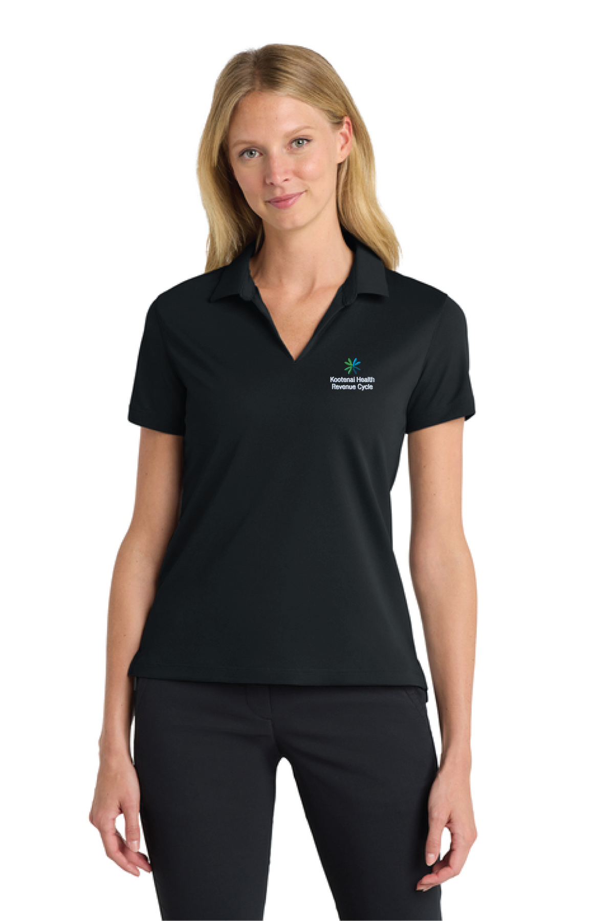 NKDC1991 - Nike Women's Dri-FIT Micro Pique 2.0 Polo - Kootenai Health - Revenue Cycle - Oder Collection Store - Embroidery - #30183