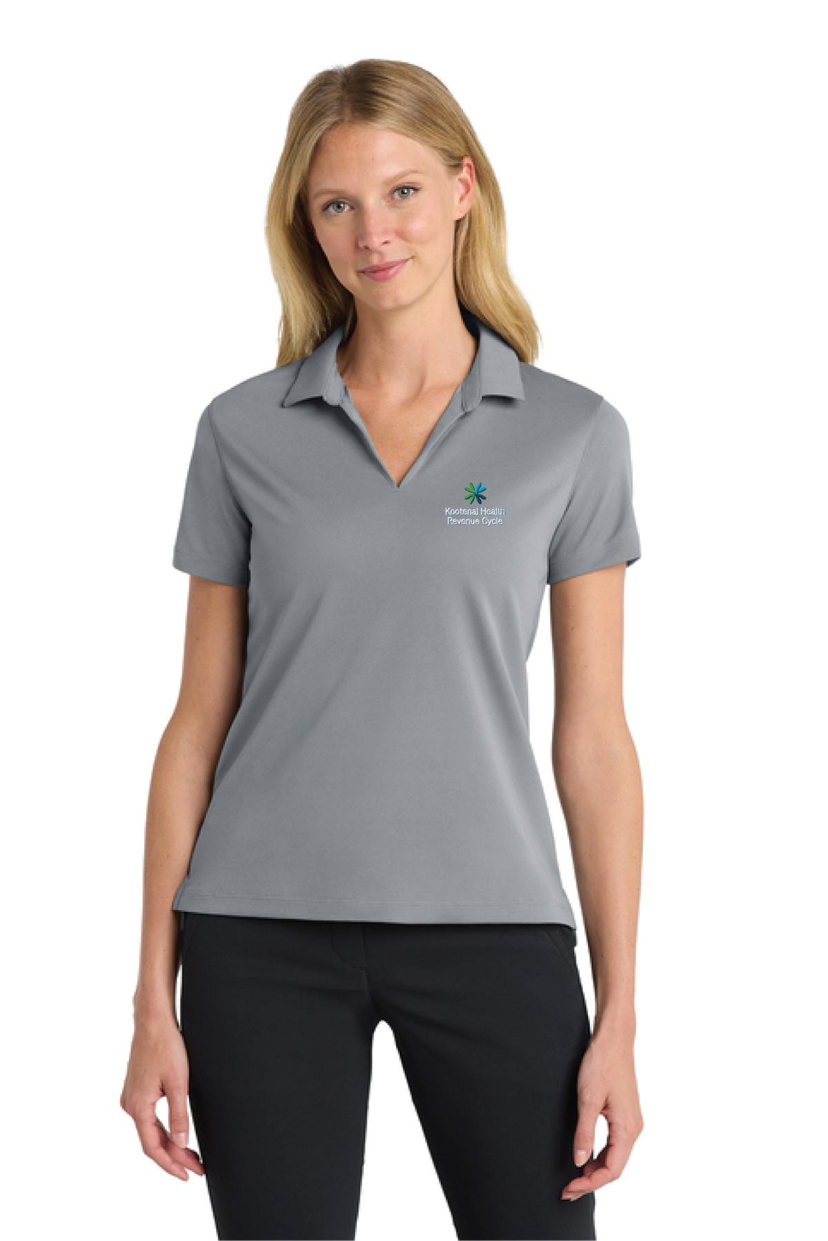 NKDC1991 - Nike Women's Dri-FIT Micro Pique 2.0 Polo - Kootenai Health - Revenue Cycle - Oder Collection Store - Embroidery - #30183
