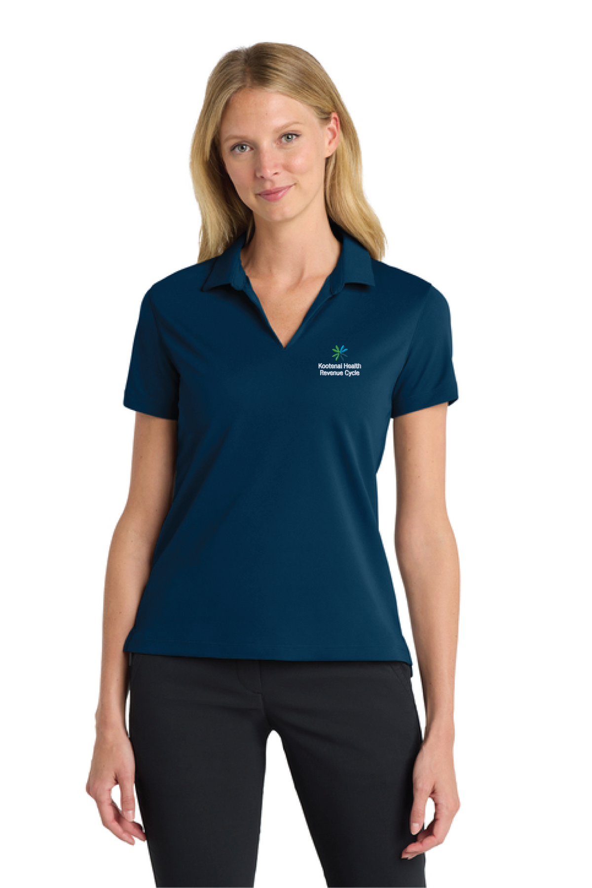 NKDC1991 - Nike Women's Dri-FIT Micro Pique 2.0 Polo - Kootenai Health - Revenue Cycle - Oder Collection Store - Embroidery - #30183
