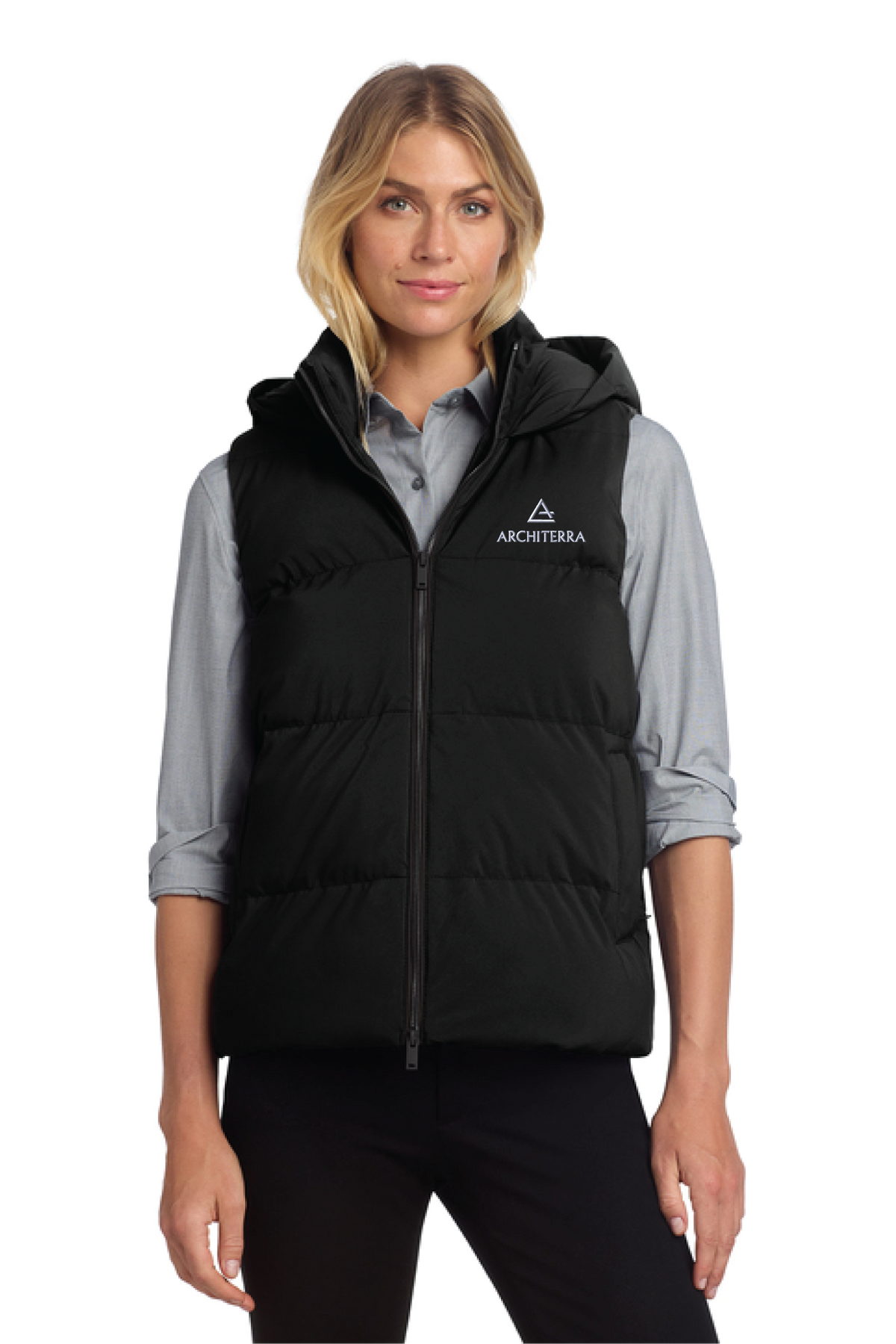 MM7217 - Mercer+Mettle Women's Puffy Vest - Architerra Homes - Order Collection Store - Digital Print - #30194