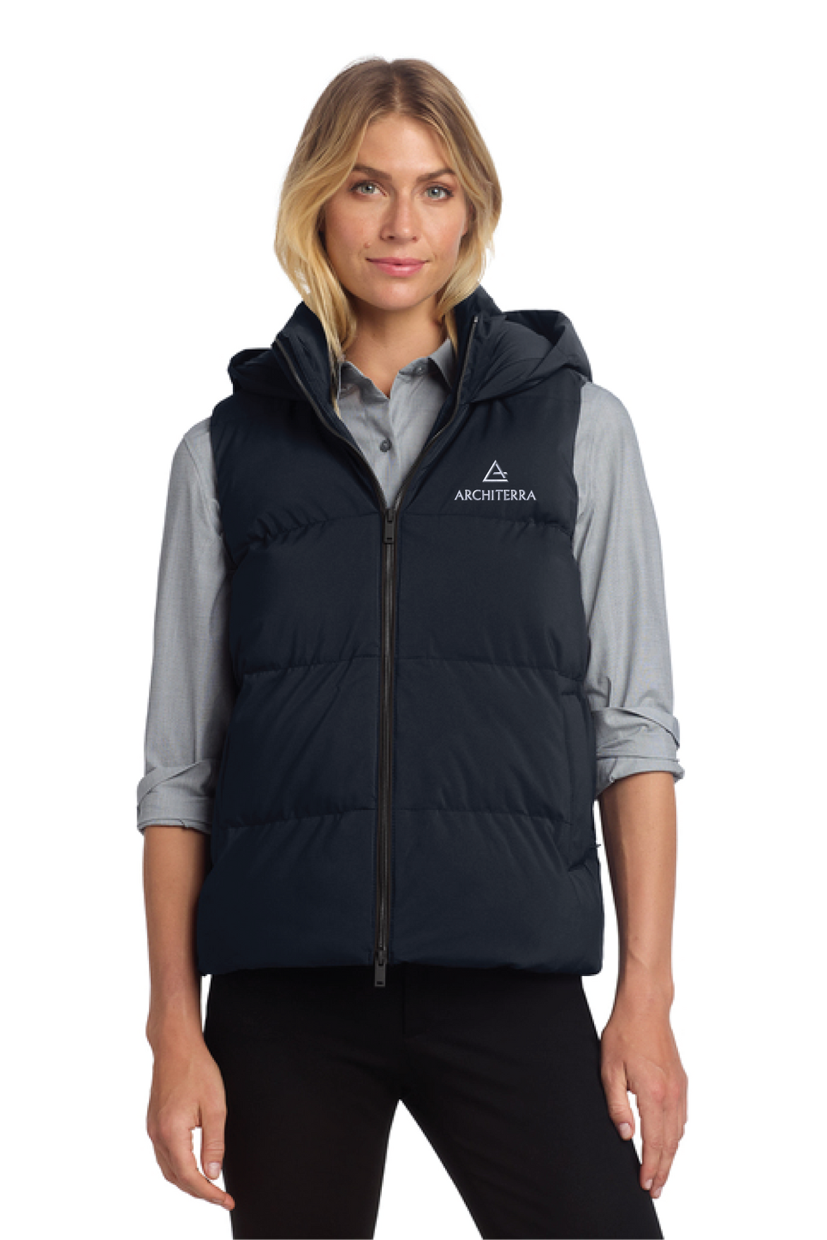 MM7217 - Mercer+Mettle Women's Puffy Vest - Architerra Homes - Order Collection Store - Digital Print - #30194
