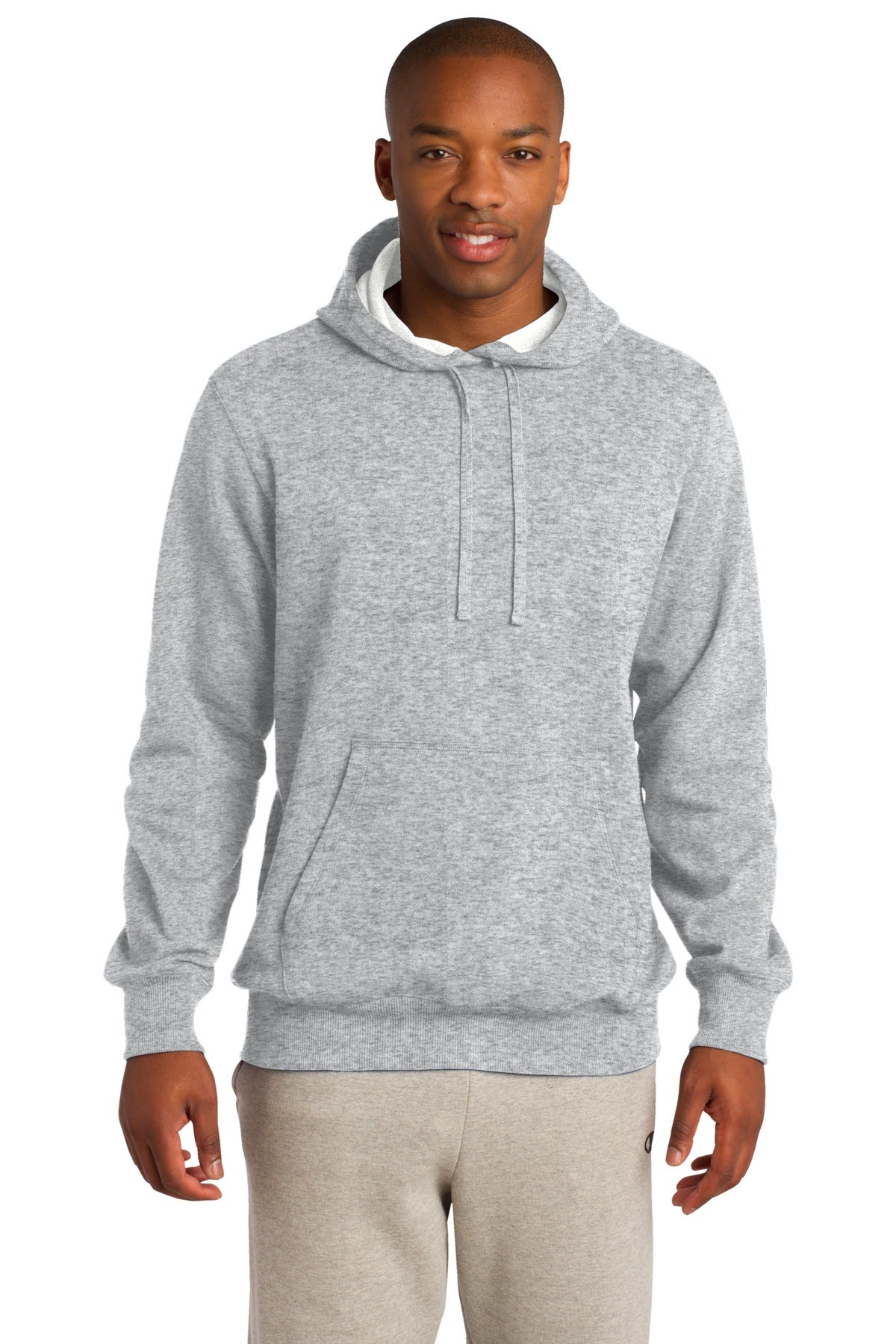 Sport-Tek Pullover Hooded Sweatshirt ST254 front model image.