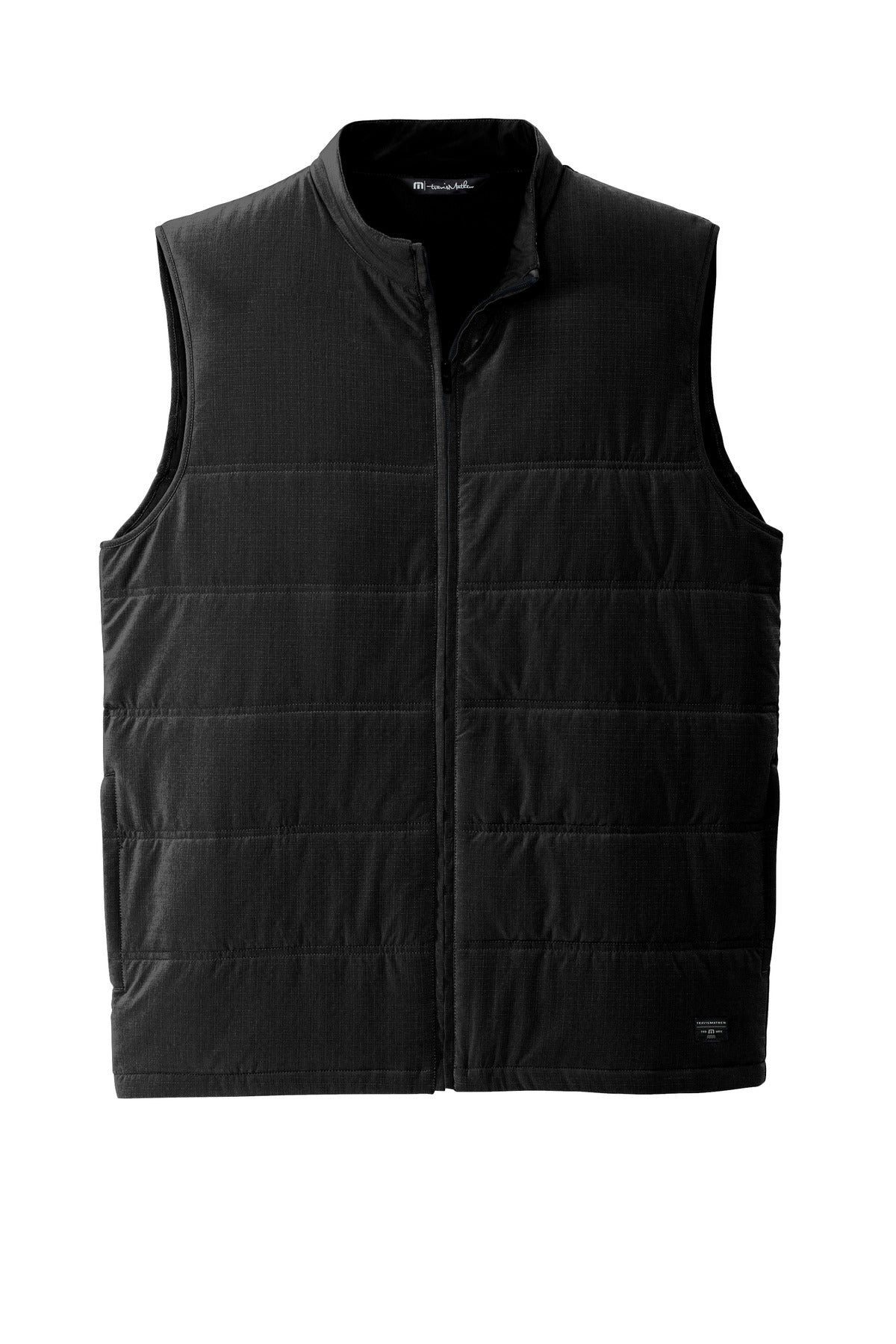 TravisMathew Cold Bay Vest TM1MW453 front flat image.