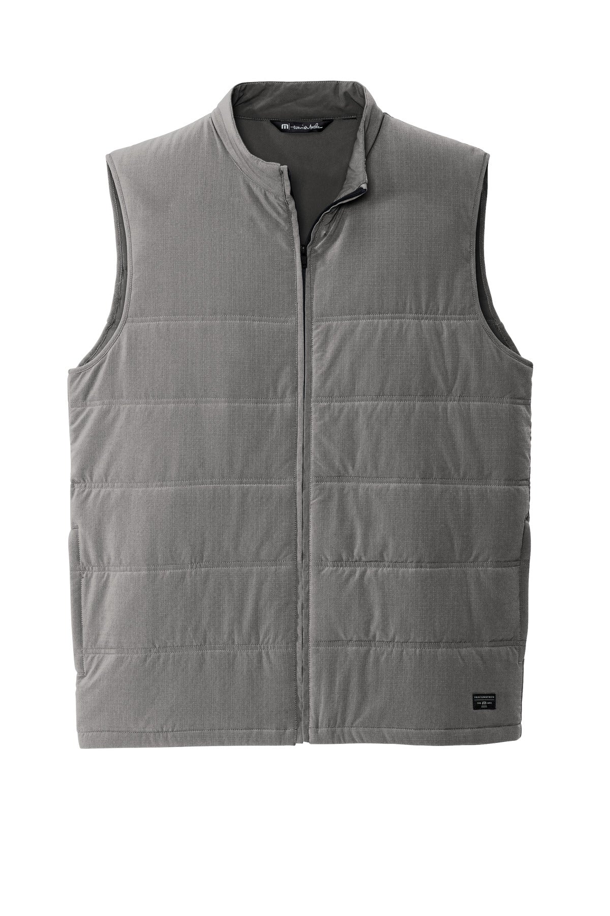 TravisMathew Cold Bay Vest TM1MW453 front flat image.