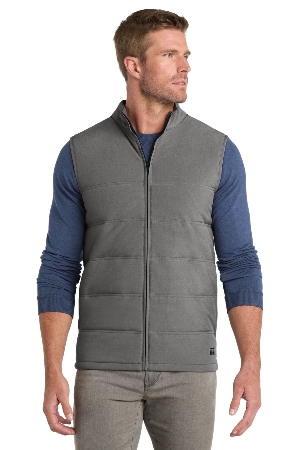TravisMathew Cold Bay Vest TM1MW453 front model image.