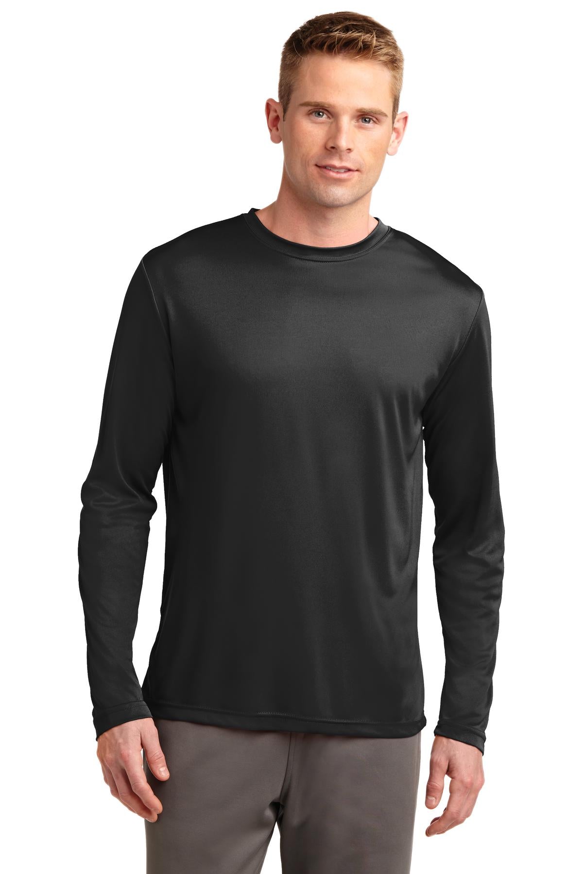 Sport-Tek Tall Long Sleeve PosiCharge Competitor Tee TST350LS front model image.