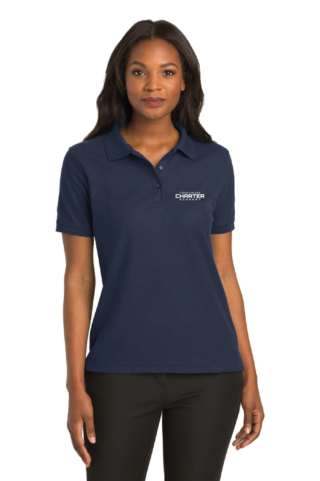 L500 - Port Authority Ladies Silk Touch Polo - CDA Charter Academy - School Store - Embroidery - #28617